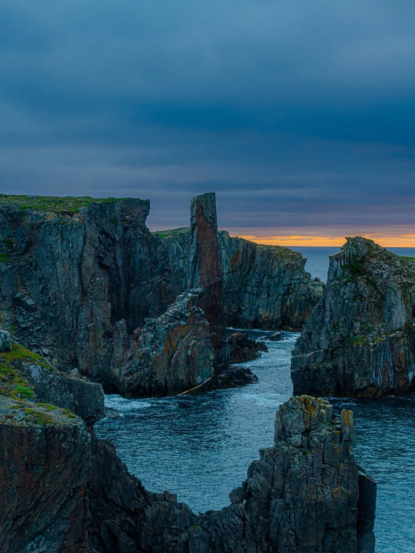 There are magical places in Canada to watch the sun rise and set, this is one of them. Spillars Cove, NL. A new day.