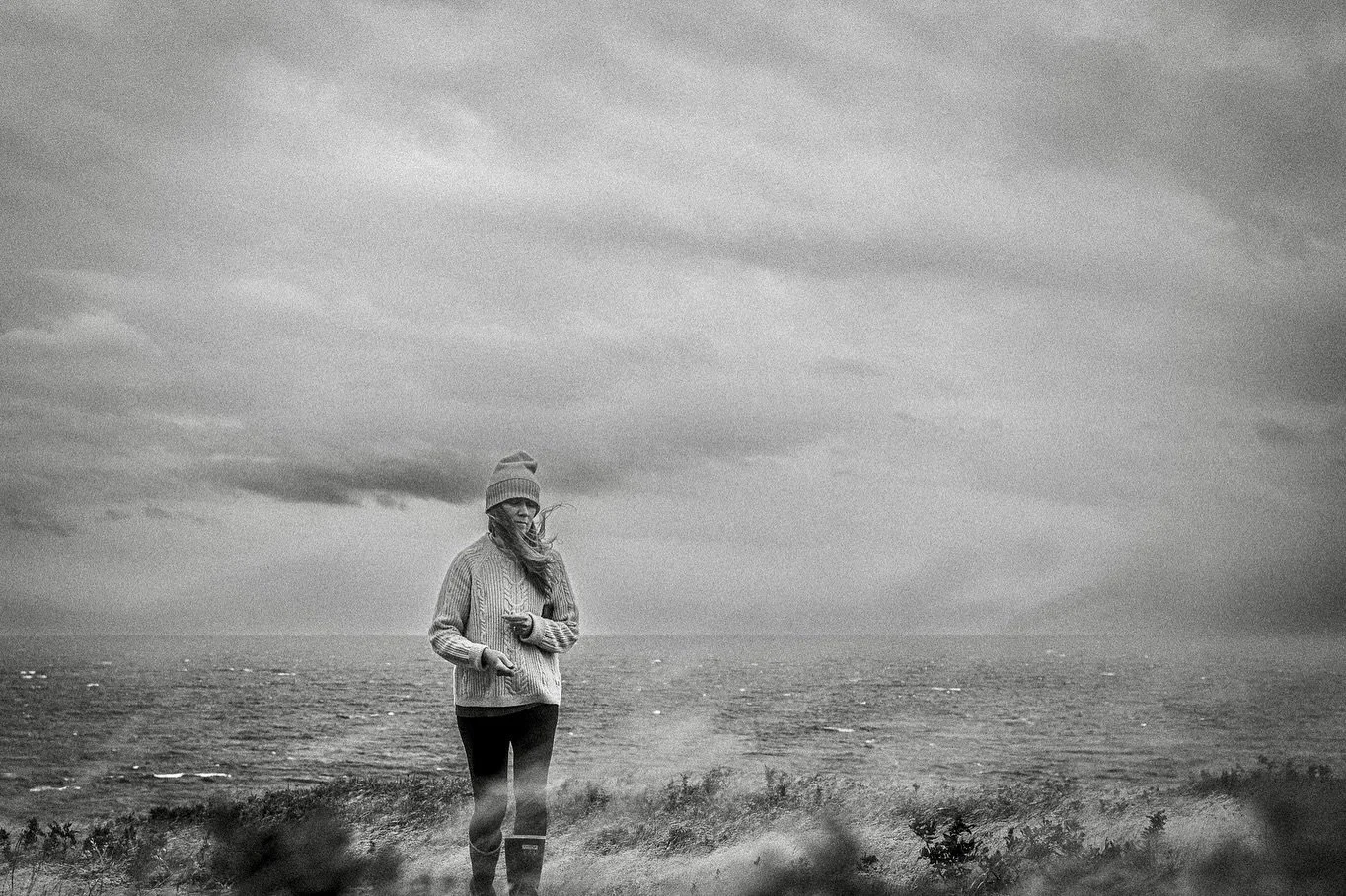 My blue eyed girl by the sea on a wild windy day on the Cape Breton coast. 🌊

#novascotia #ch&eacute;ticamp #acadien
