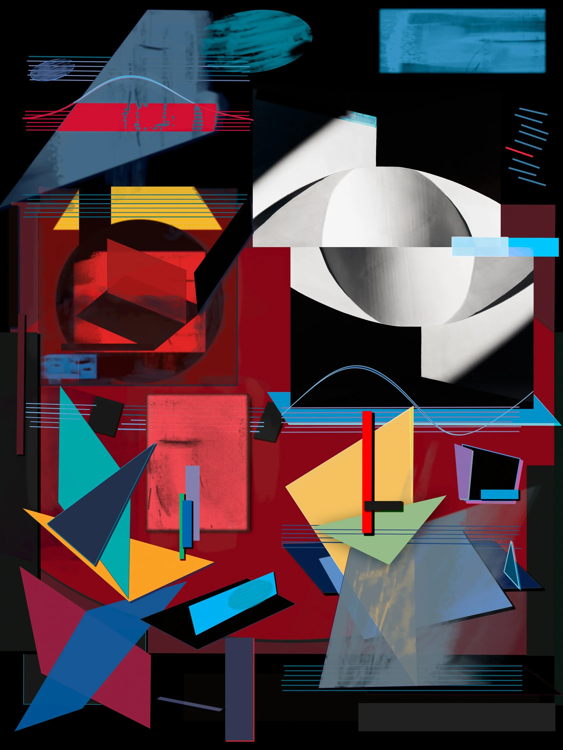 Recomposition 10 | Abstract Architectural Art Print