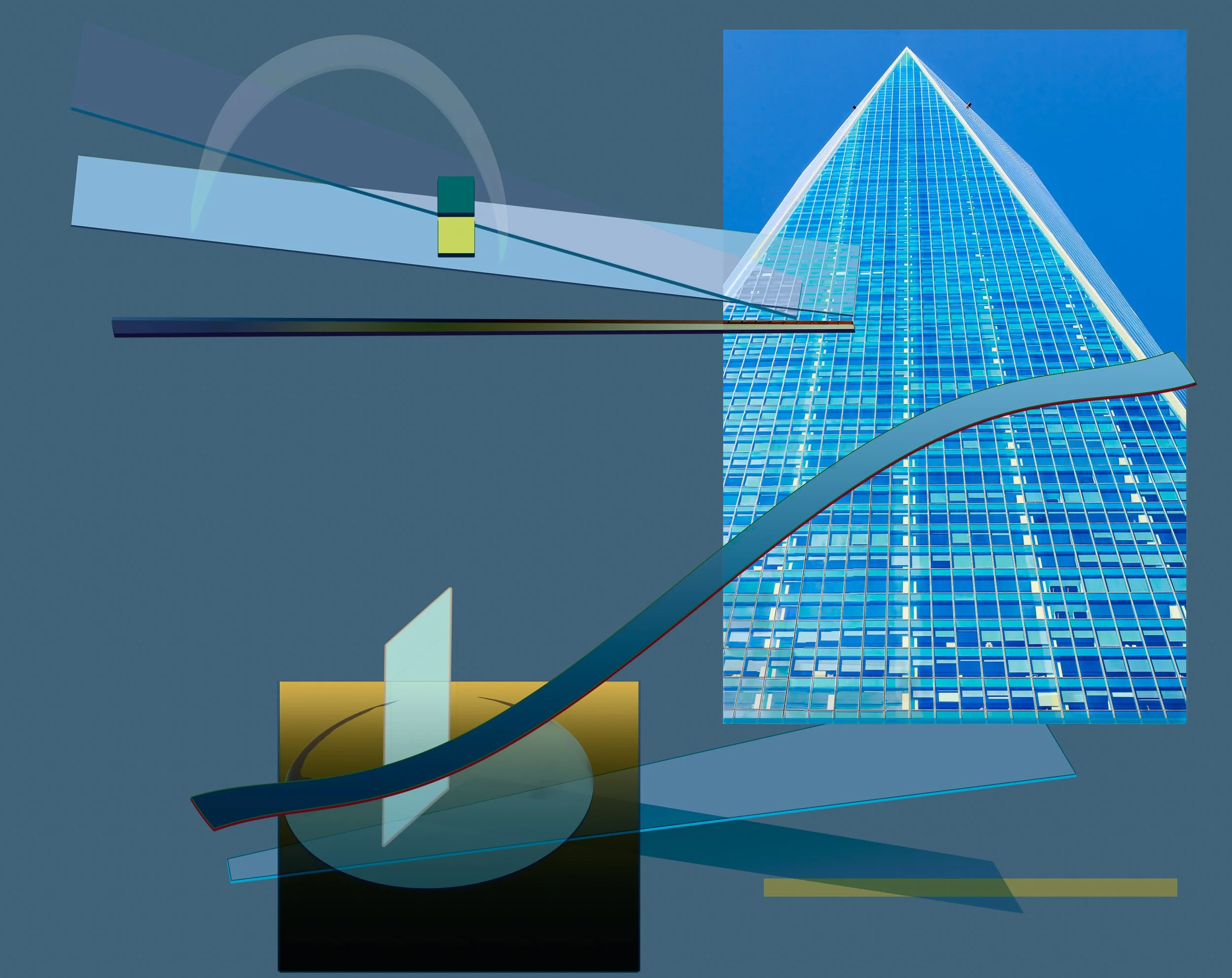 Load-Bearing Shift, 2026 - Architectural elevation is fragmented and reconstructed, revealing transformation as an active structural condition.