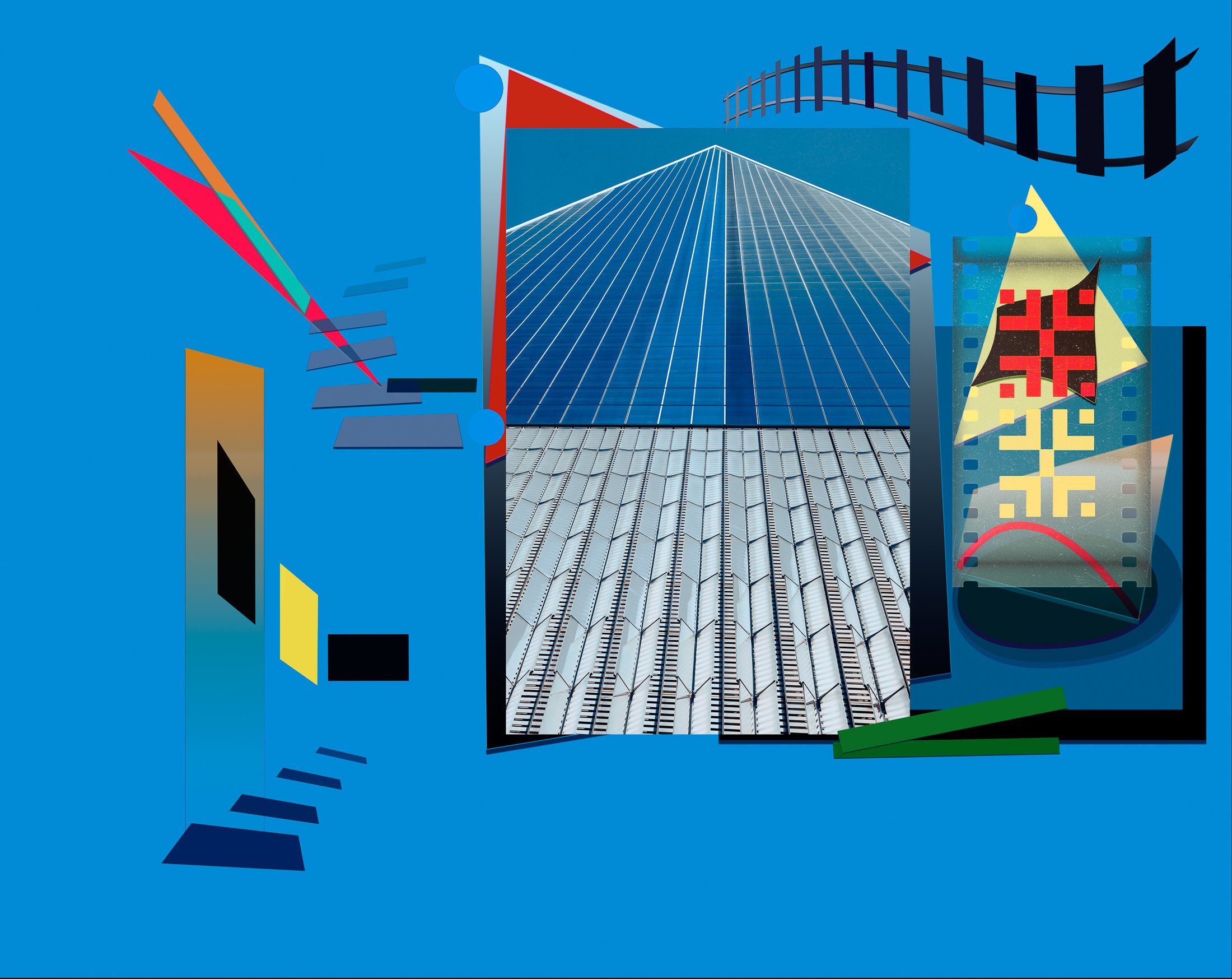 Layers of structure and interrupted space transform a familiar building into an unstable urban landscape.