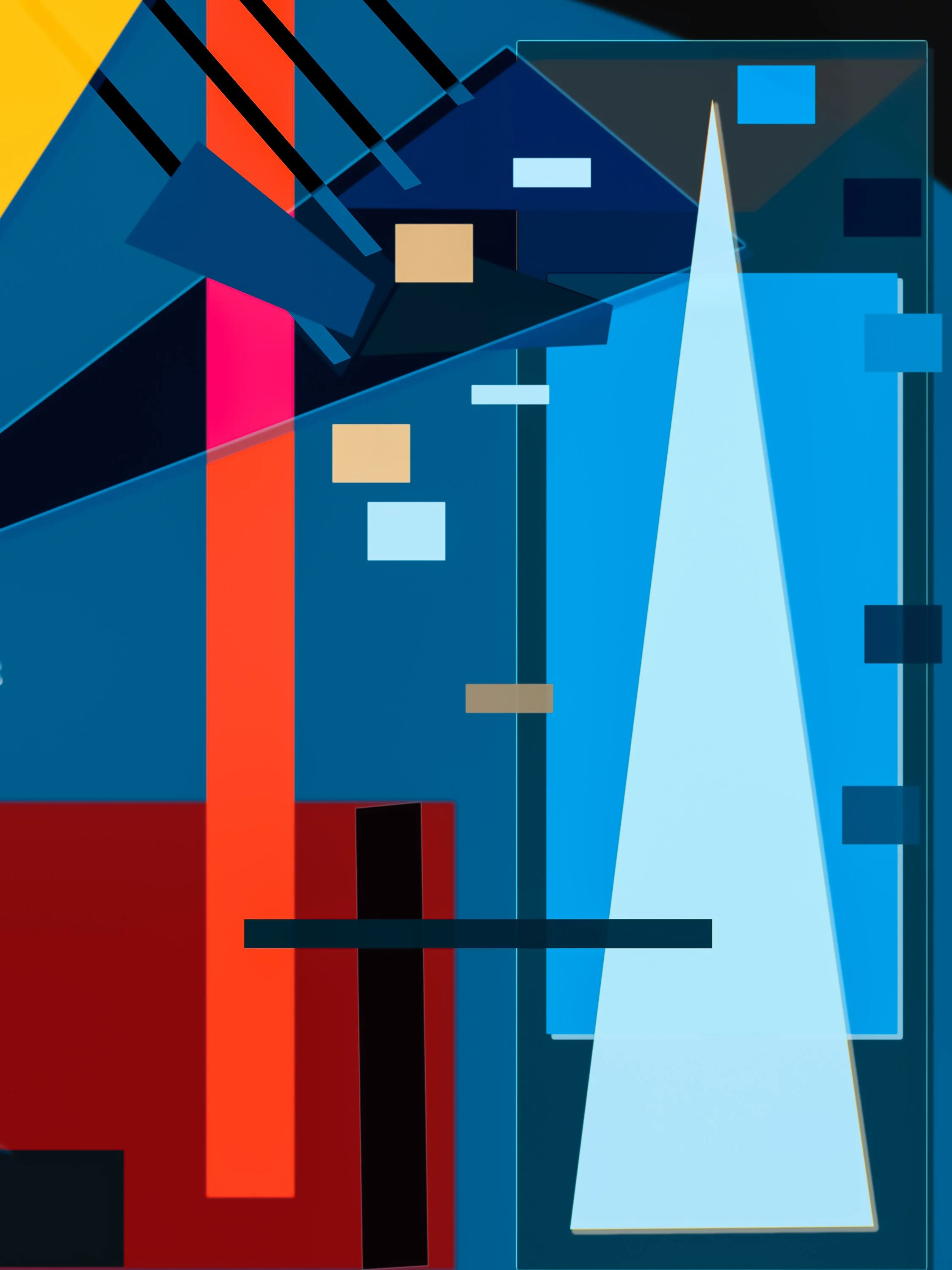 Recomposition No. 11 Detail Blue Triangle.jpg