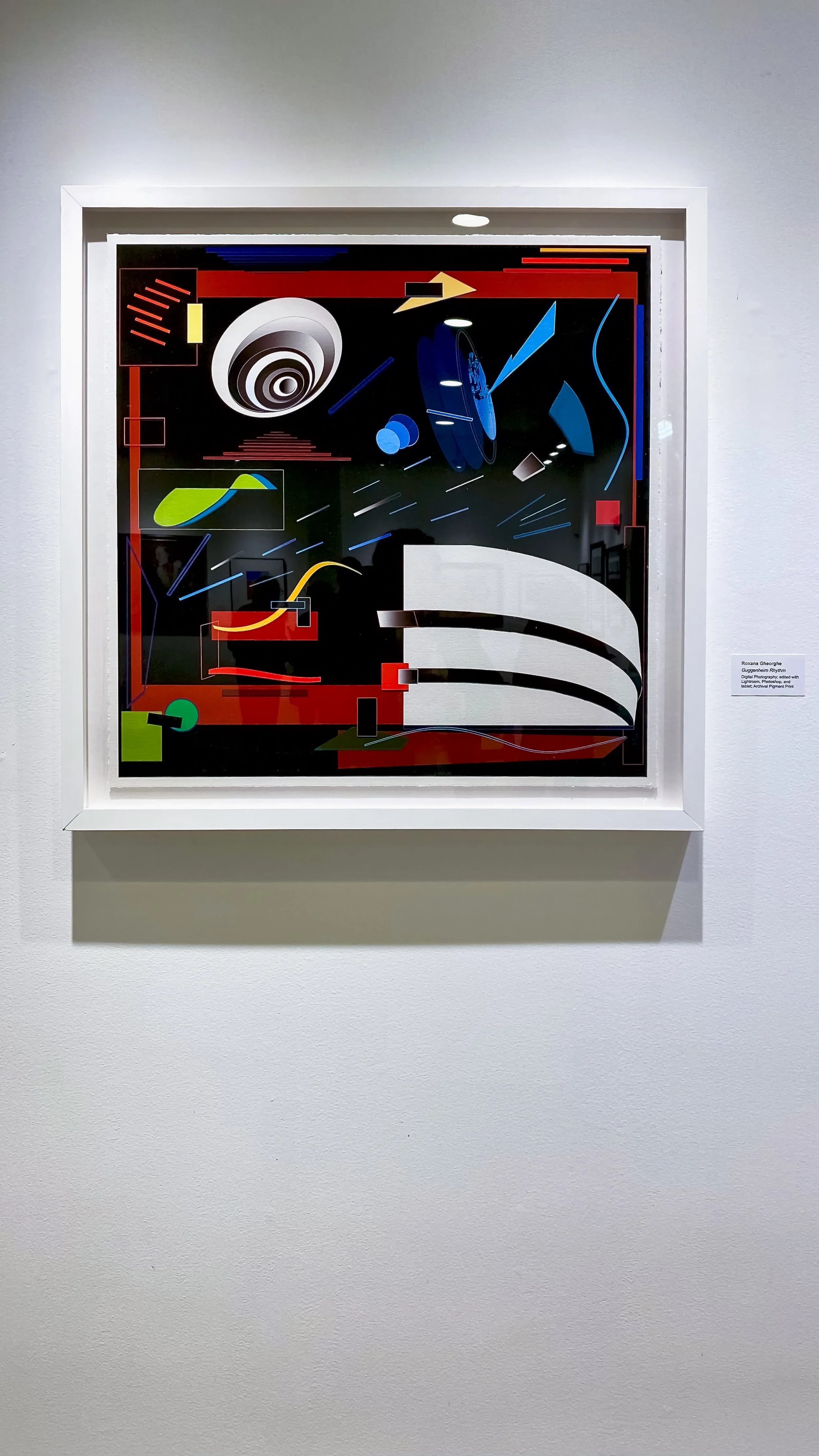 Artwork displayed at the Art League of Long Island