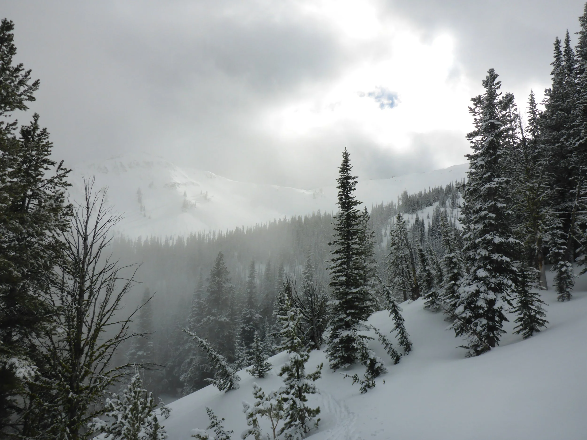 Snow-covered mountain landscape representing resilience, stillness, and the beauty of the natural world.