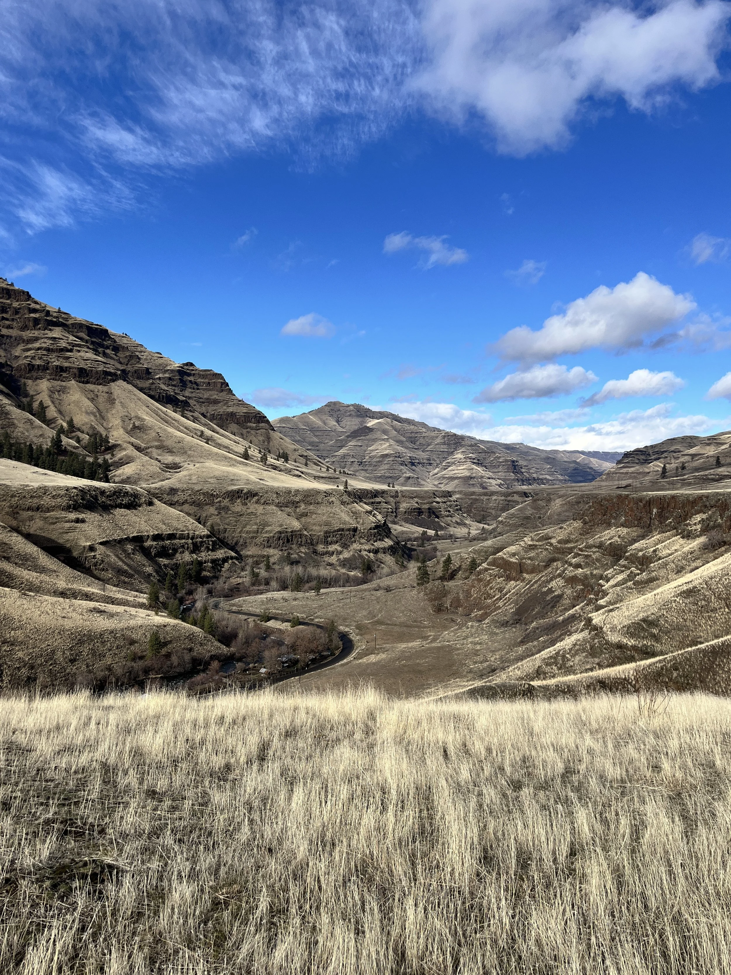 High desert canyon near Imnaha, Oregon, reflecting the natural beauty and Earth-based values of Divine Earth Church.