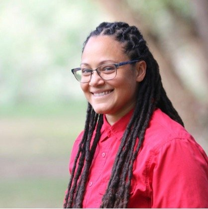 Portrait of Dani Savage, minister and guide with Divine Earth Church.