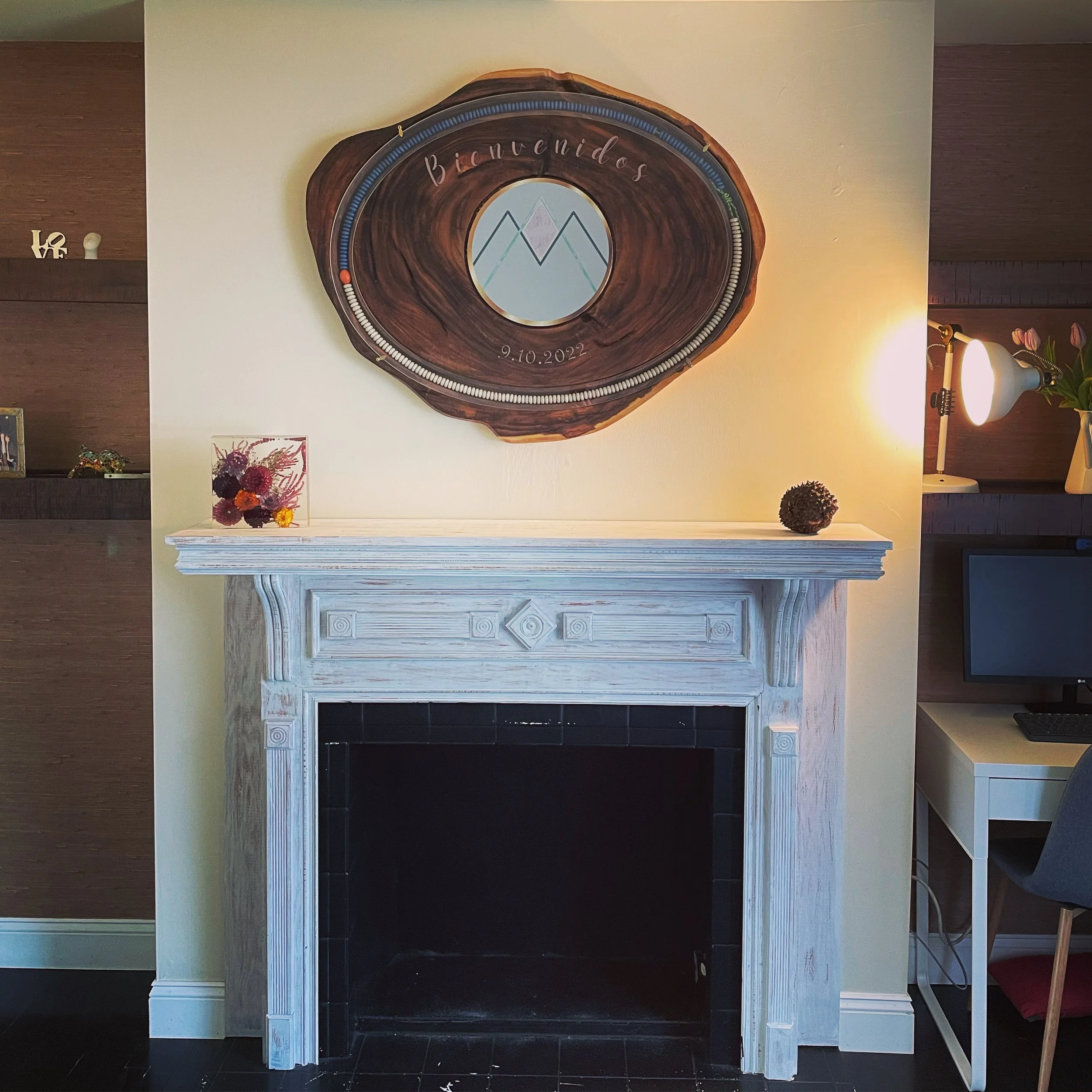 An image the Lasso of Love hanging on the wall