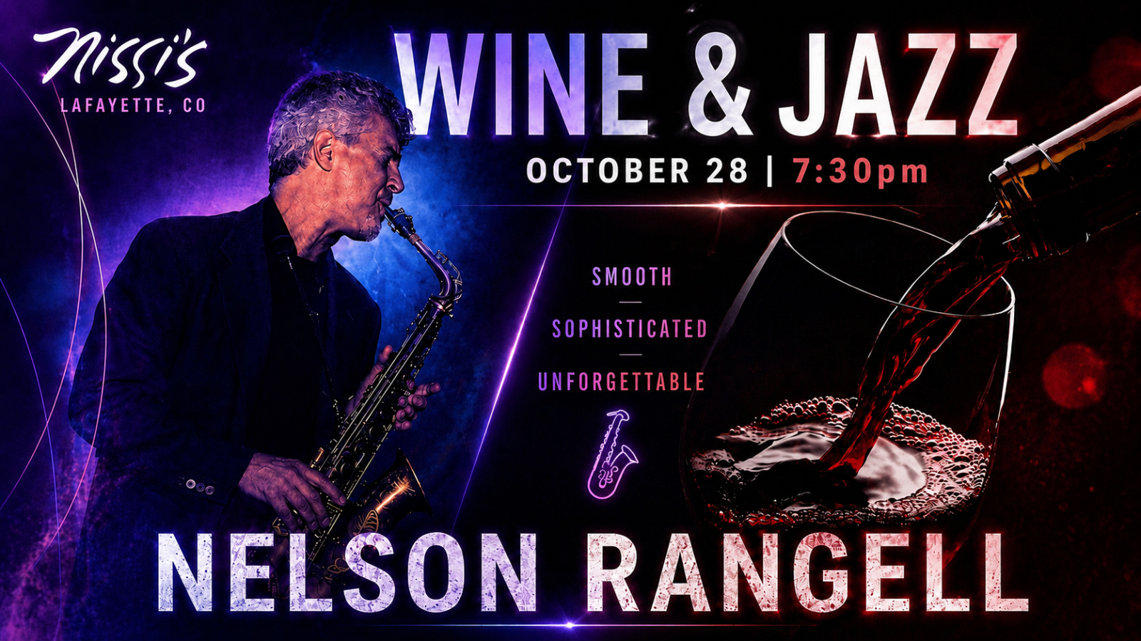 Wine & Jazz with Nelson Rangell