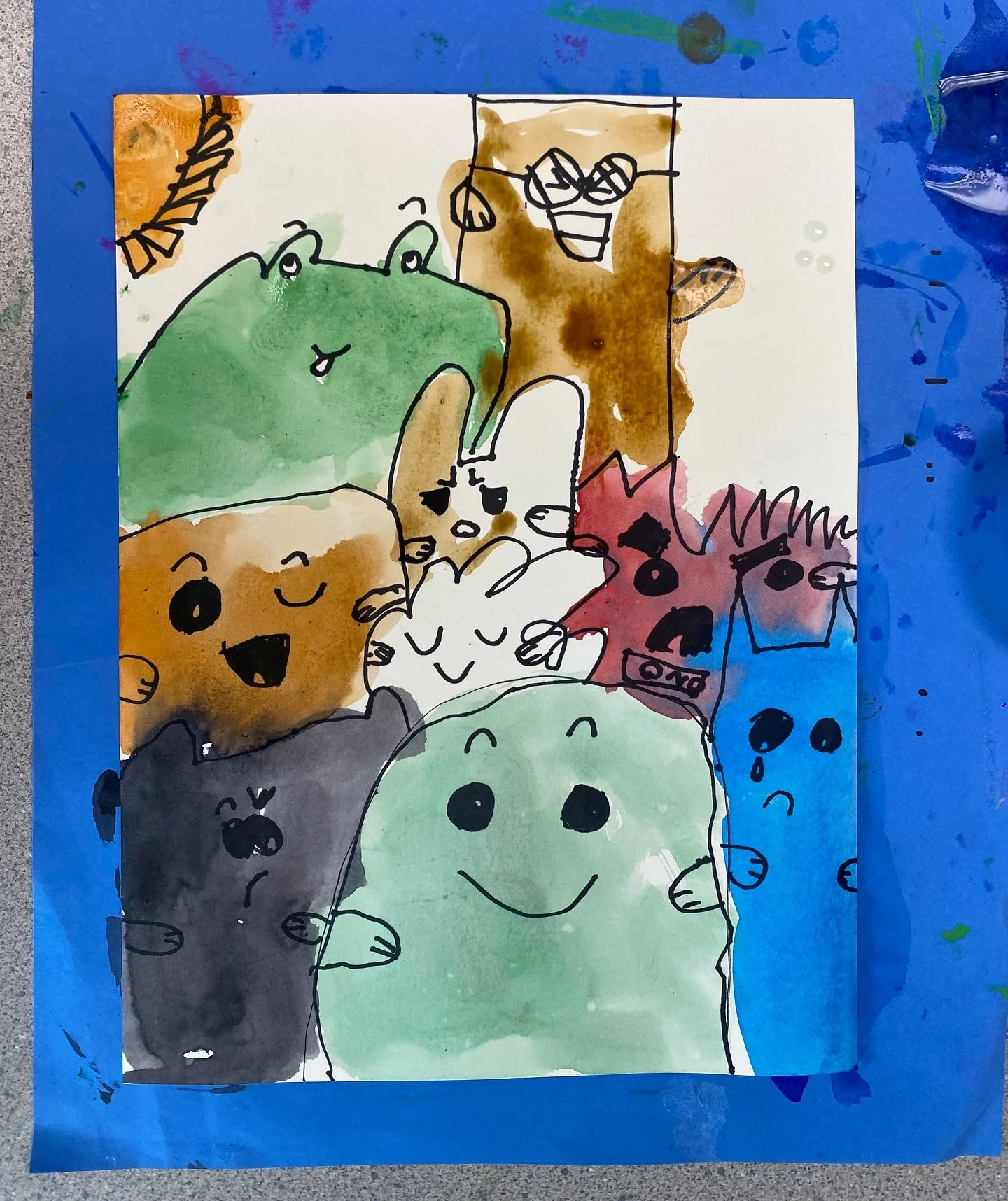 In Art Club this fall, we talked about the idea of &ldquo;communities,&rdquo; and the different communities we are part of (families, classrooms, schools, neighborhoods, etc.). In communities, we share a lot&mdash;including sharing our feelings. We t