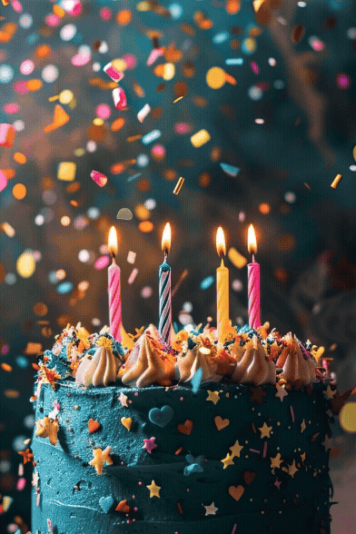 Birthday Cake Digital Card | Instant Download