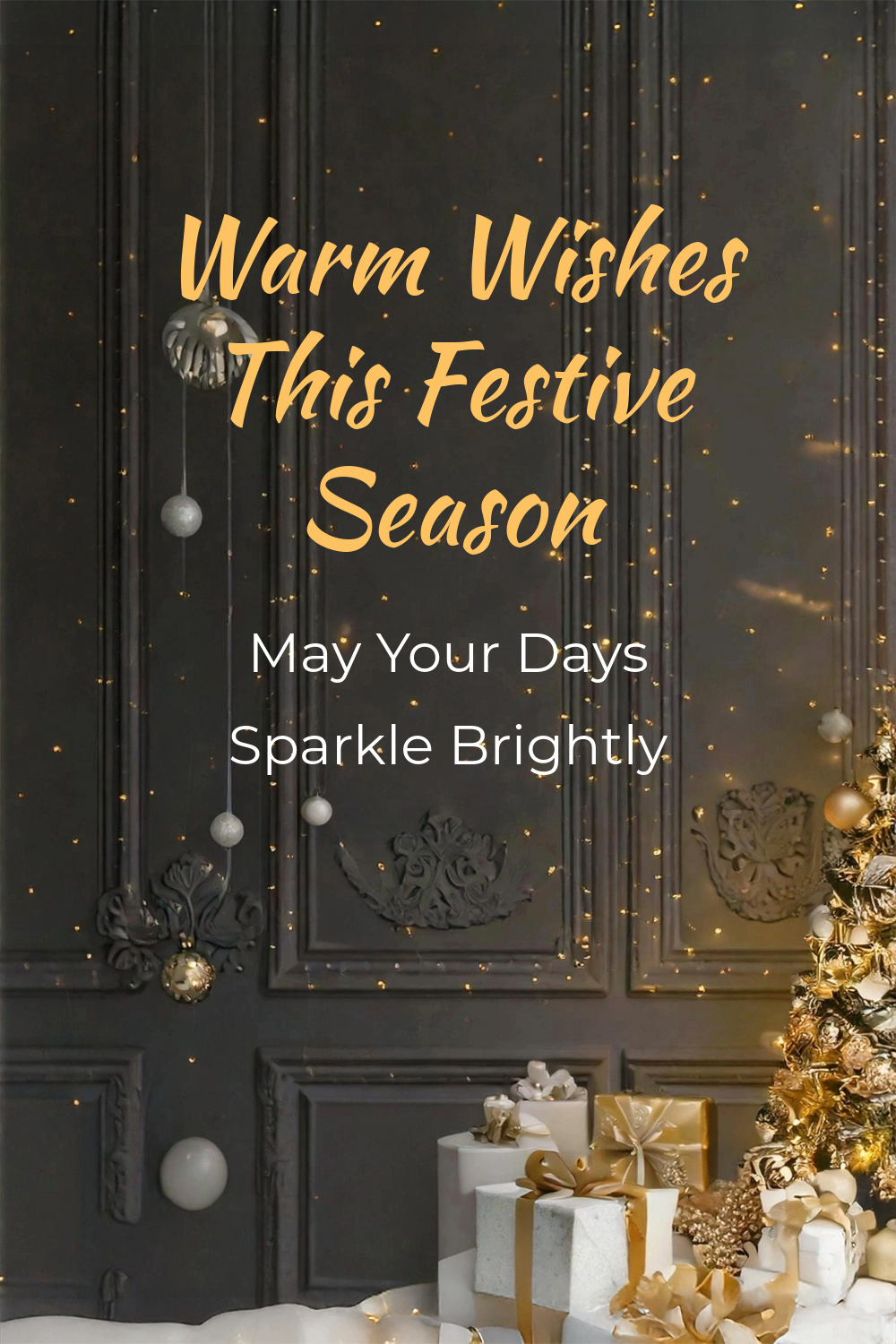 Warm Wishes This Festive Season Digital Holiday Card | Instant Download