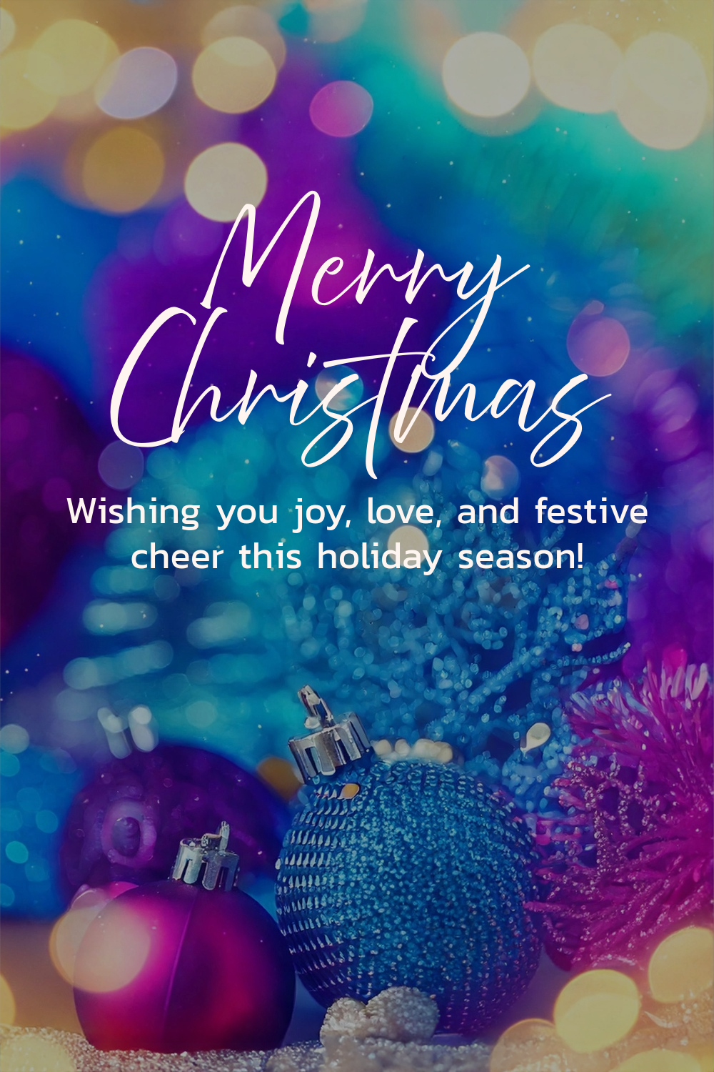 Merry Christmas Digital Holiday Card | Animated | Instant Download