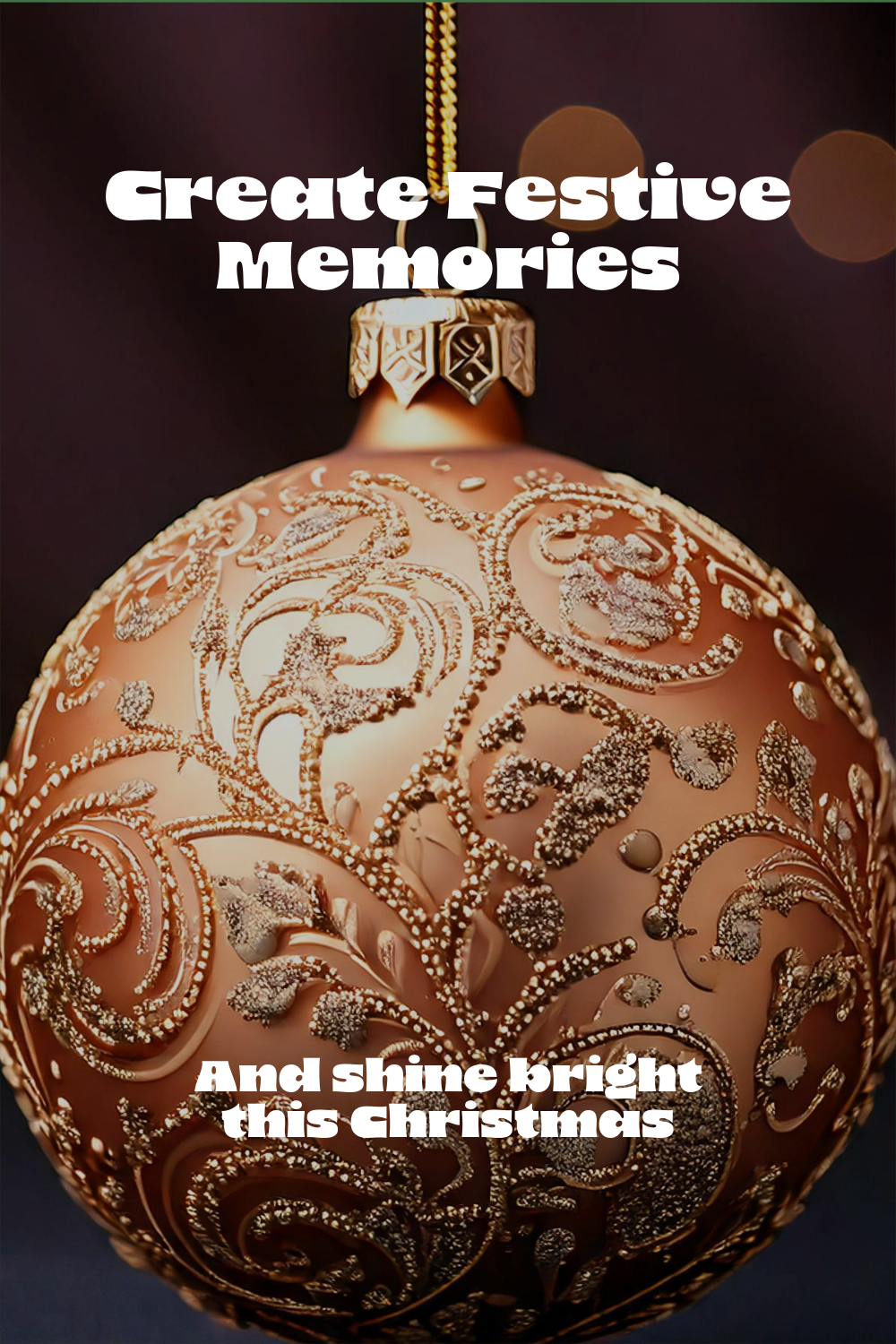 Christmas Ornament Digital Holiday Card | Animated | Instant Download