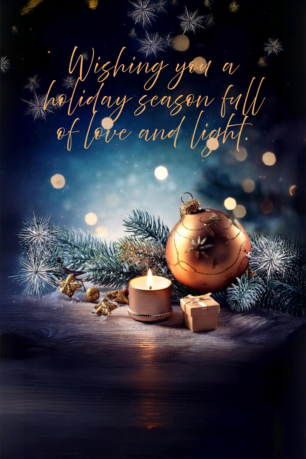 Christmas Ornament Digital Holiday Card | Animated | Instant Download