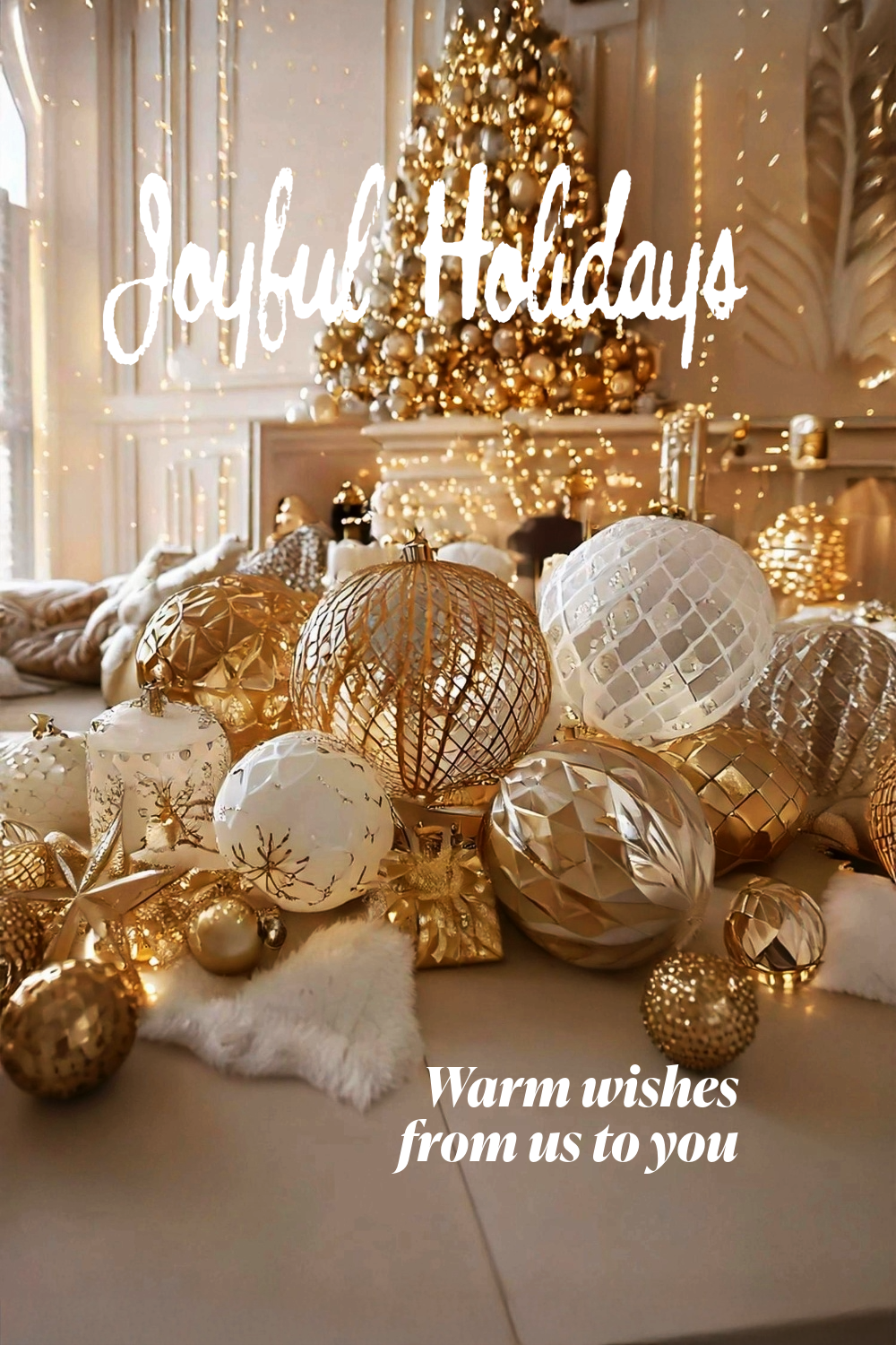Joyful Holidays Digital Holiday Card | Instant Download
