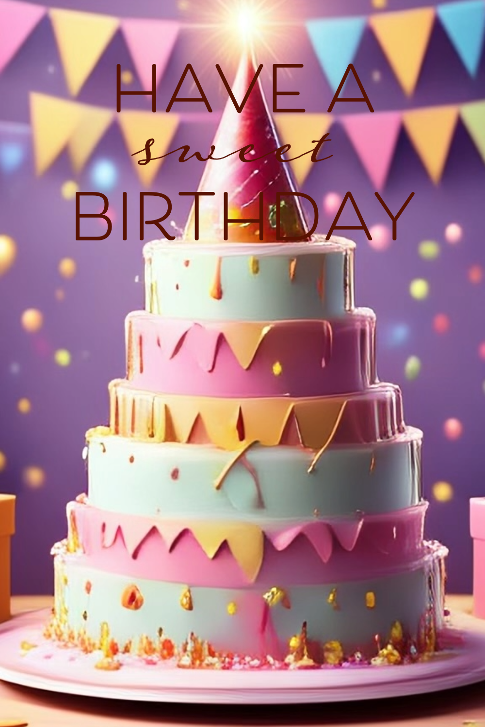 Sweetest Birthday Ever! Birthday Card | Animated | Instant Download