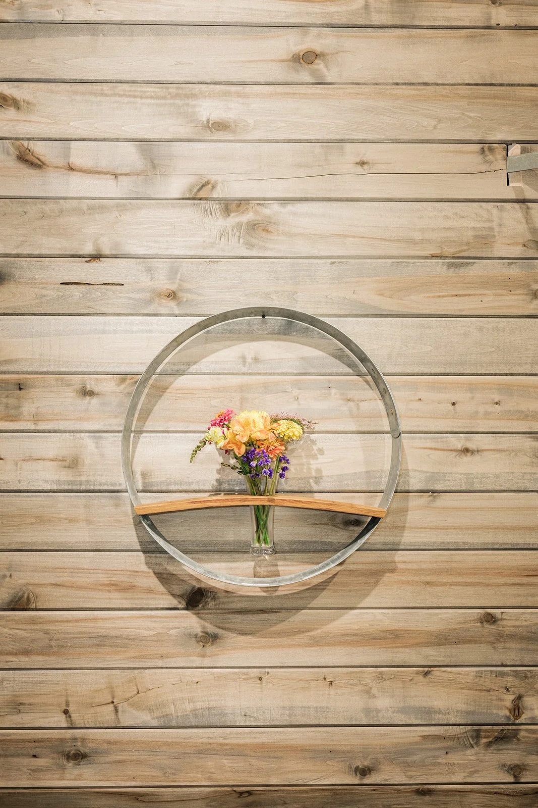 Barrel Hoop Vase