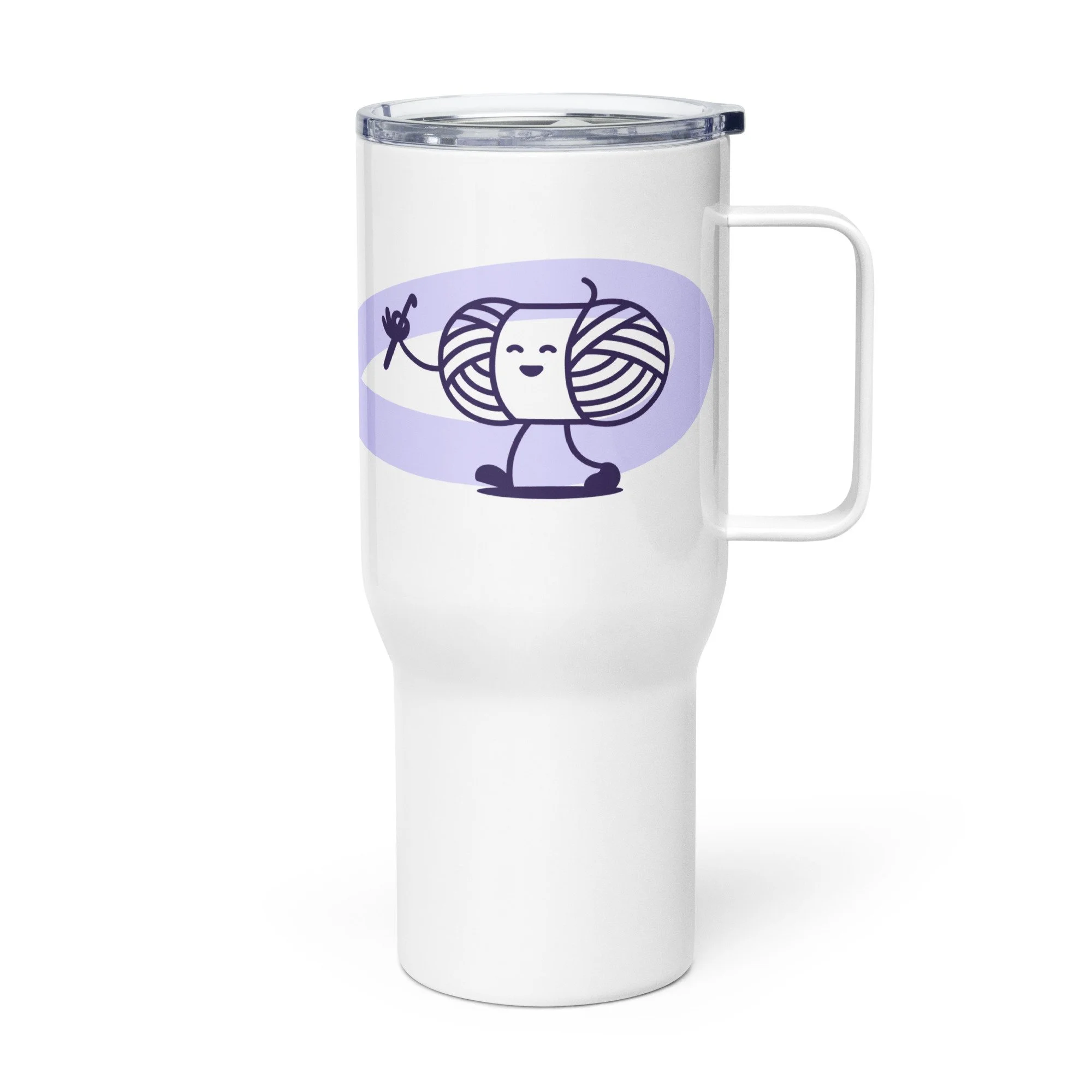 Mascot Travel Mug in Purple