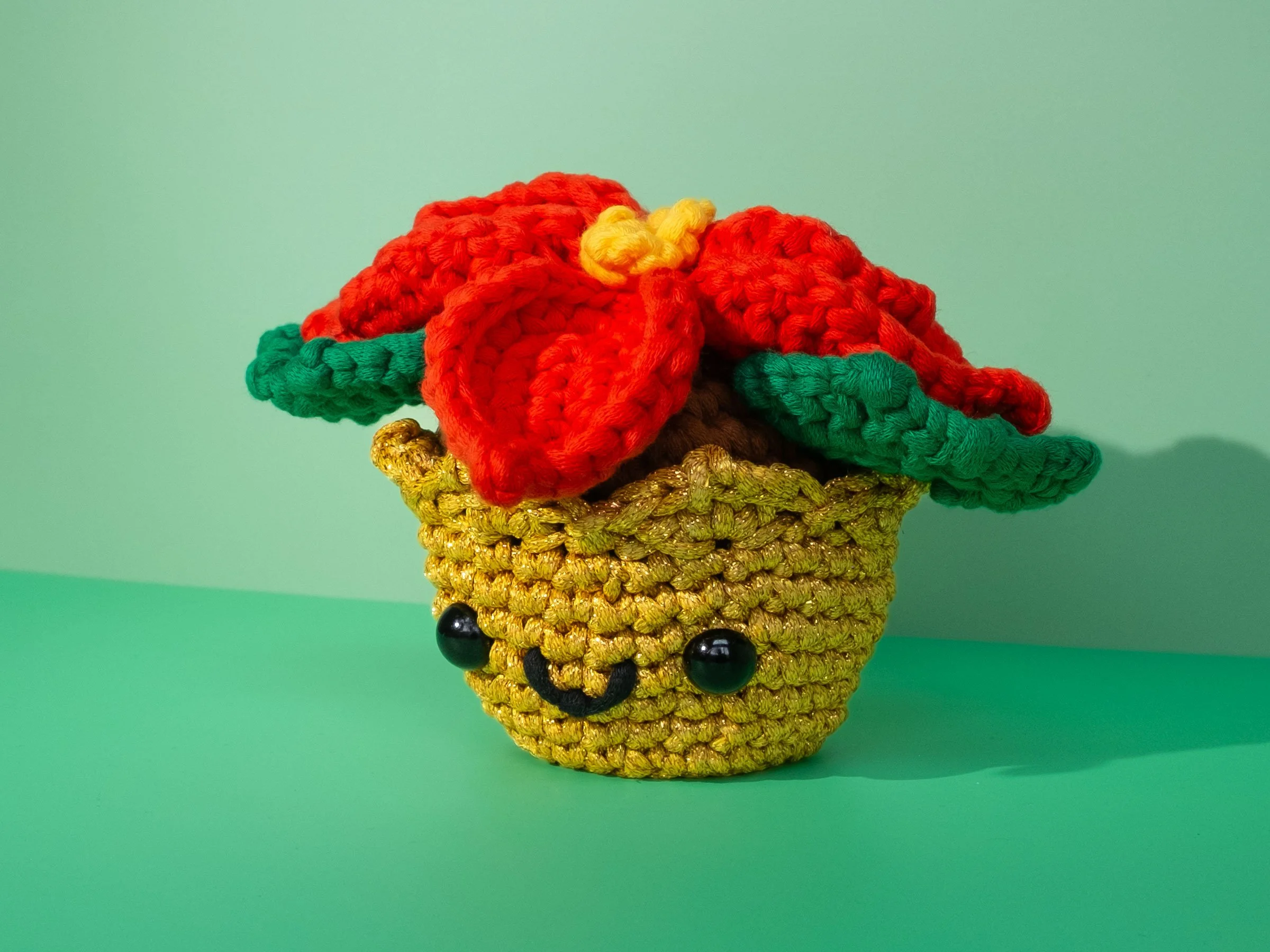 Vincent, the Sunflower, a Free Crochet Pattern — Knot Trying