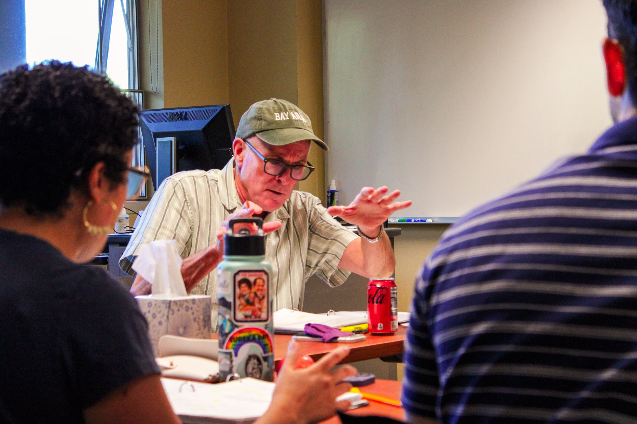 Actor Sam Gregory in Mosaic Theater's Rehearsal for "Natural History" at the 2026 Festival. Photo Credit: Grace Lacek