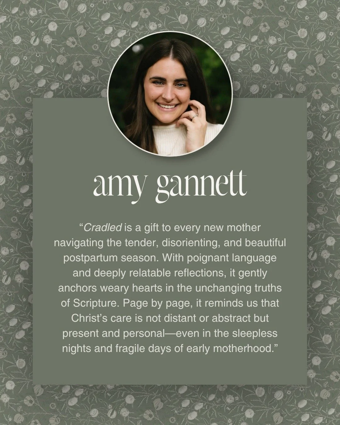 I've followed @amycategannett's ministry for as long as I can remember&mdash;reading her books and @biblestudyschoolhouse studies, sitting in on her sessions at TGCW, partnering with her on articles at Risen Motherhood, purchasing her family disciple