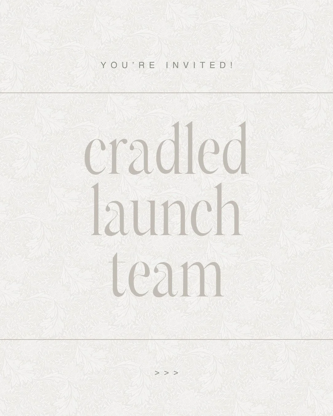 It's here, it's here! 🎉 The "Cradled" launch team is now open, and we want YOU to join in on the fun! Don't miss this special opportunity to get up close and personal with the book release process . . . we'll be offering early reading acce