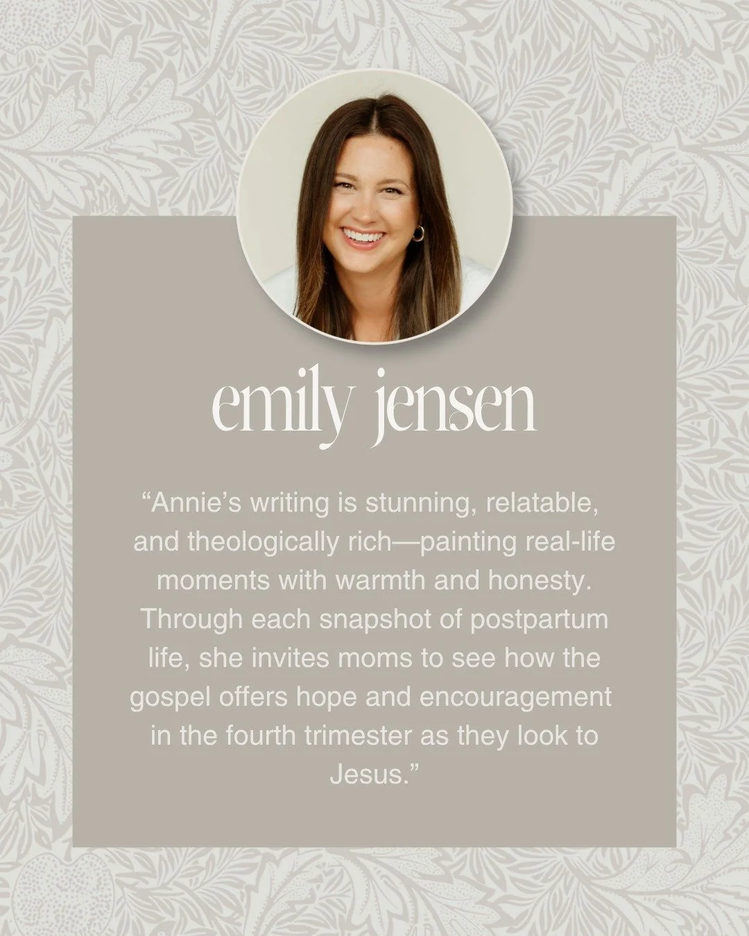 Far from just an end-of-the-road endorser, @emilyajensen has rallied behind "Cradled" from its earliest moments (and you'll find just a small expression of my thanks to her, @laurawifler, and the rest of my "forever team" at @rise