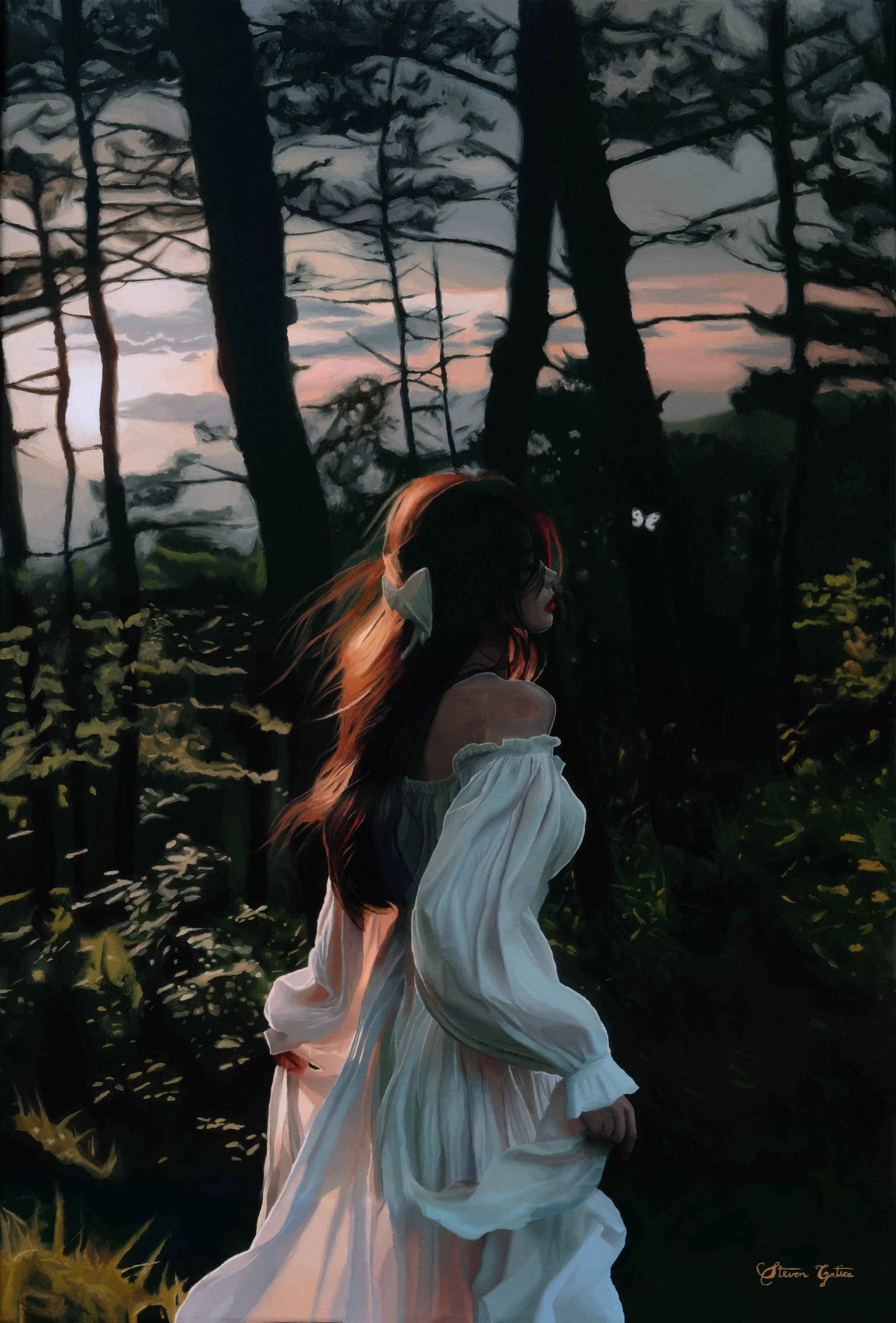 "Quiet Radiance" Oil on Linen,  20x30 inch 