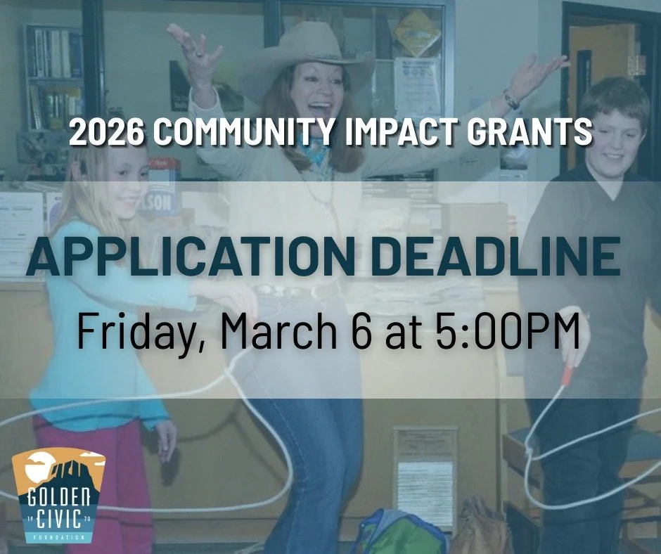 ⏰ 2026 Community Impact Grant applications close THIS FRIDAY at 5PM. 

Use the link in our bio to learn more and submit your application.

Pictured: Colorado Cowboy Gathering providing education in Golden schools. This program is supported by GCF's C