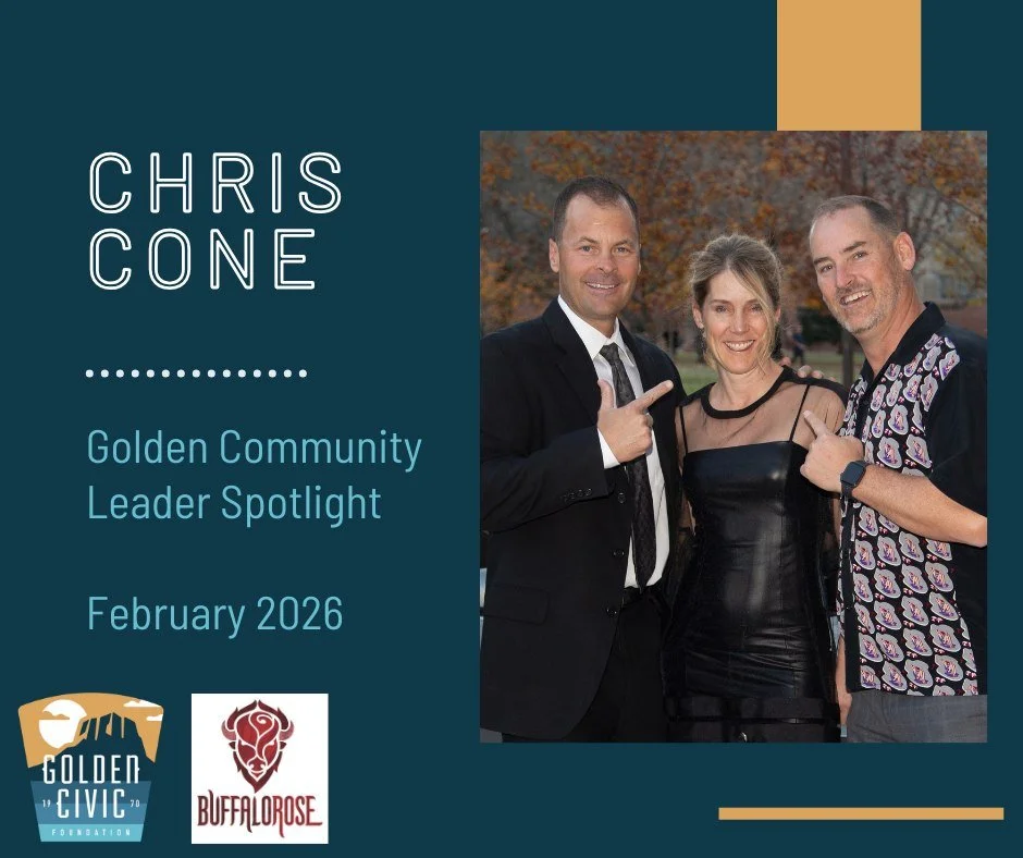 🌟 Meet our Community Leader of the Month: Chris Cone! 🌟 

The Buffalo Rose has long been a piece of Golden's heart &mdash; and Chris Cone has been one of its greatest stewards. As a longtime business owner, community champion, and dedicated support