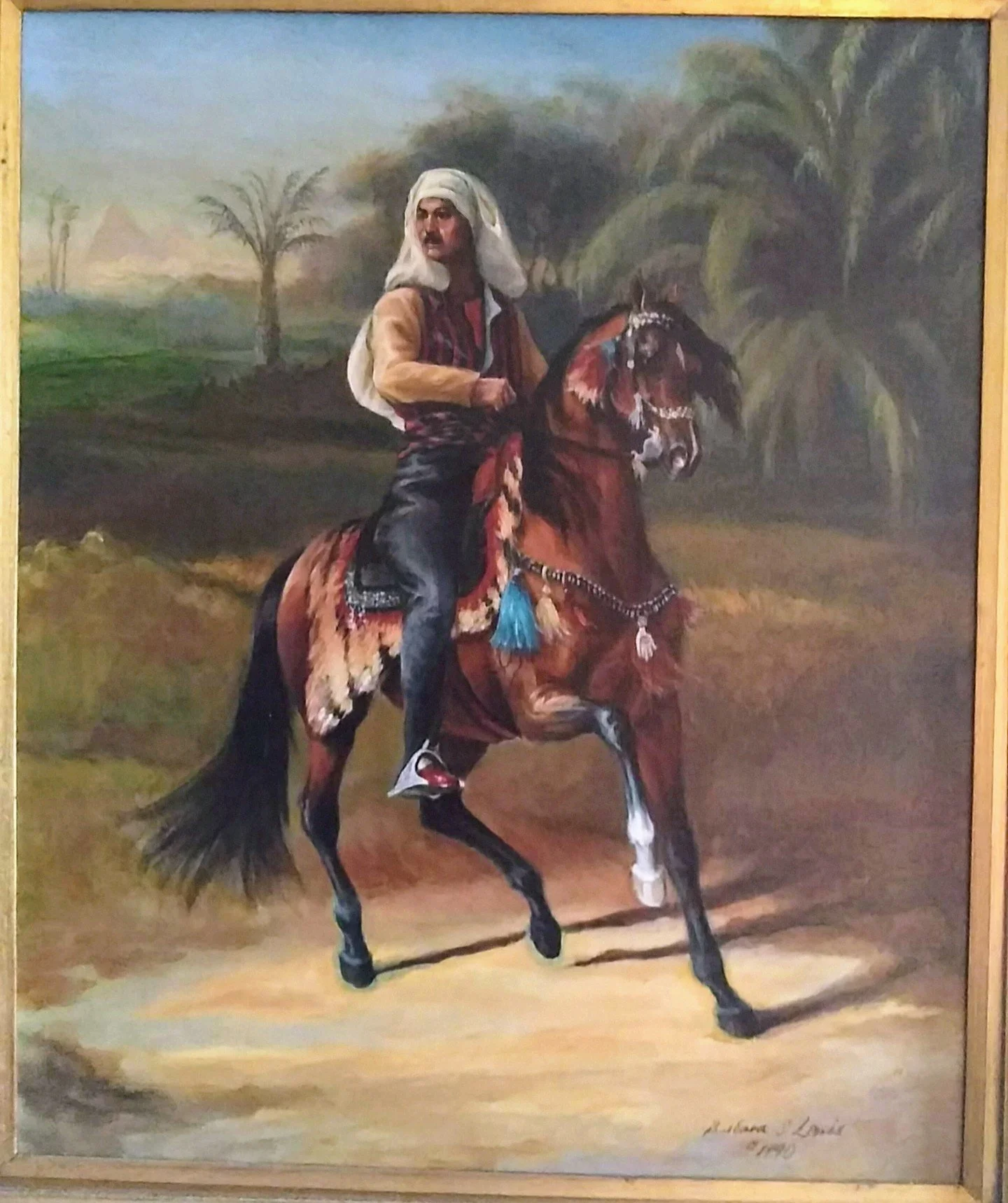 "Egyptian Rider" 20x24