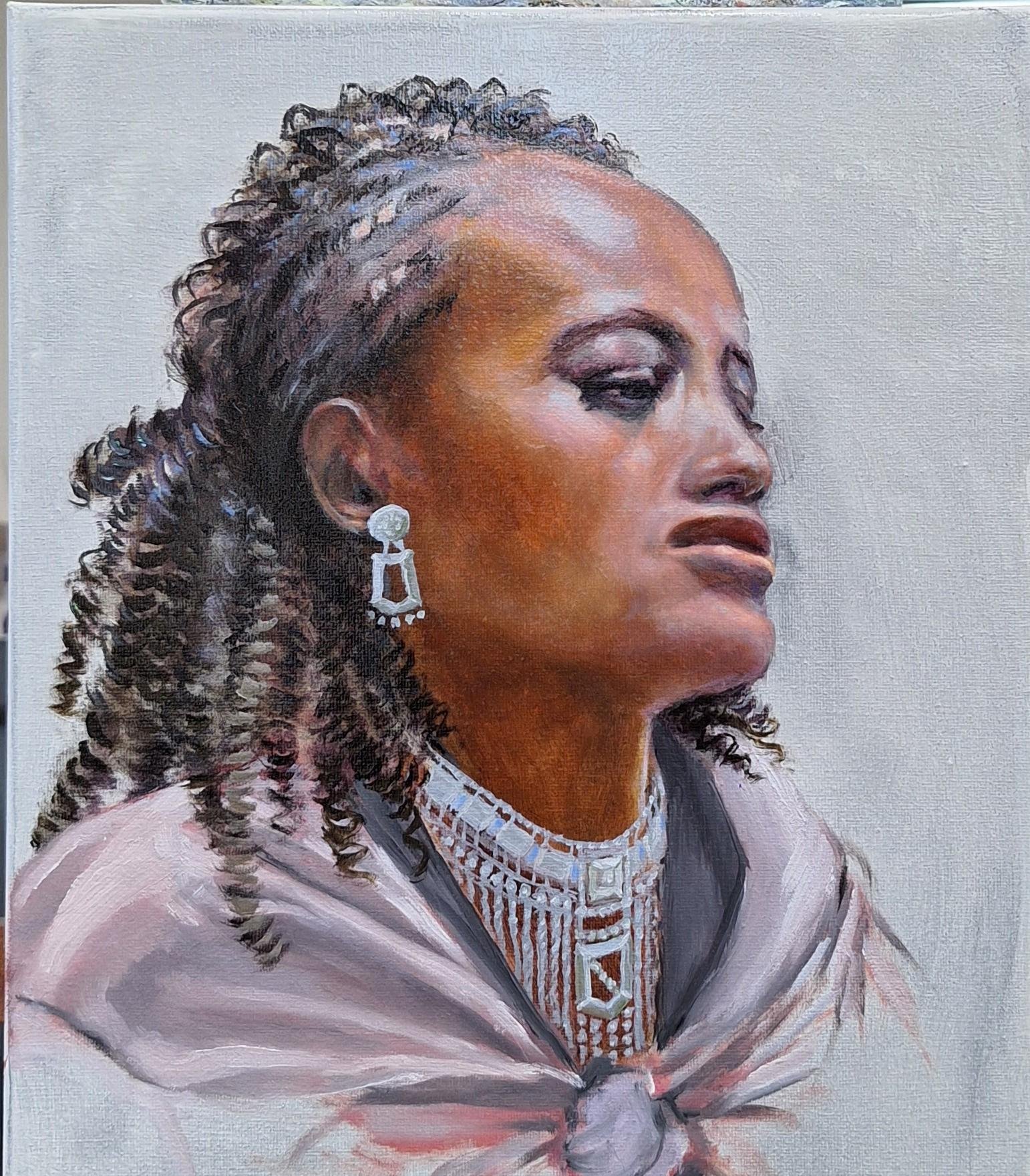 "Nubian Woman"
11"x 14"
oil on canvas
available