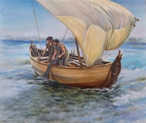 "Peter and Andrew Fishing the Gaiilee"