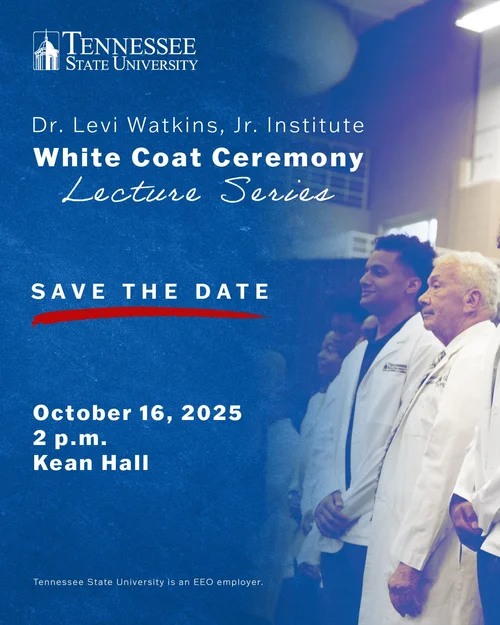 Dr. Levi Watkins Jr. Lecture & White Coat flyer