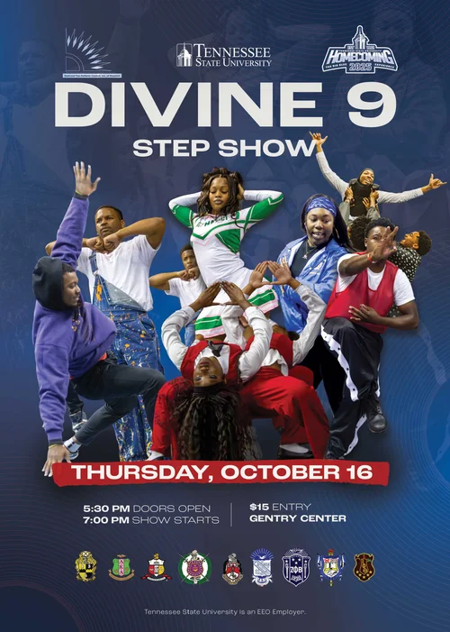 Divine 9 Step Show flyer