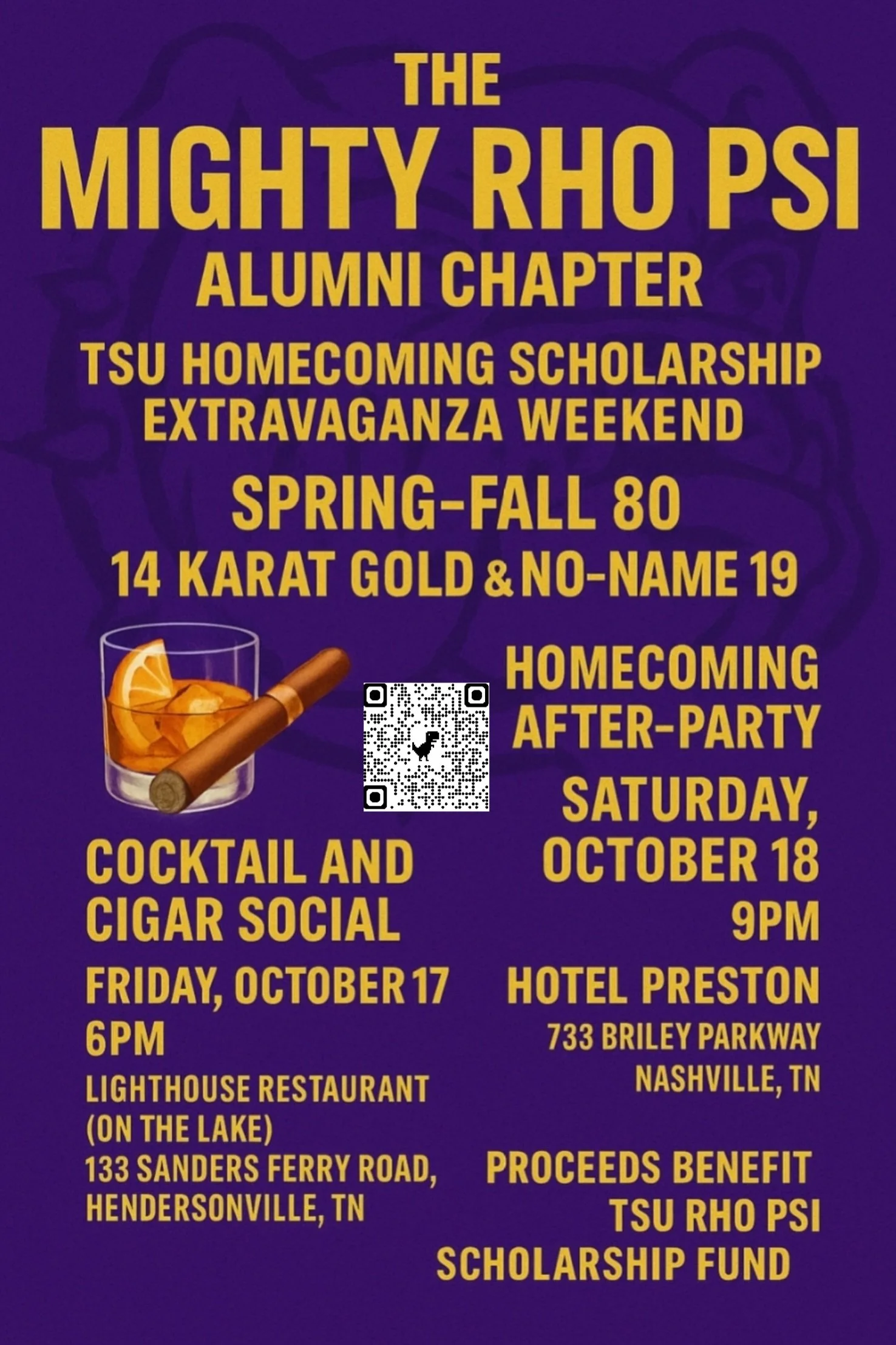 Mighty Rho Psi presents the TSU Homecoming After Party