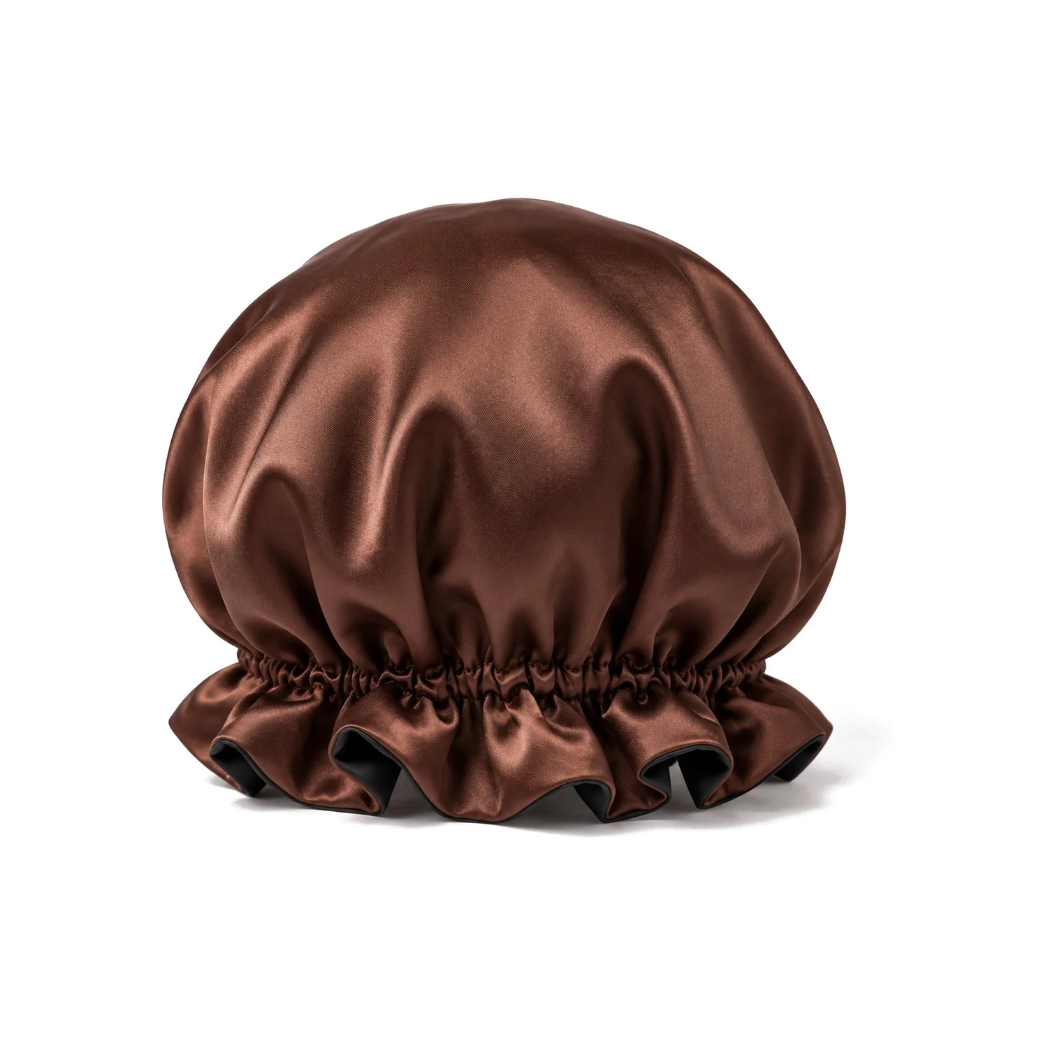 Beauty Rest Reversible Satin Bonnet — Espresso / Onyx