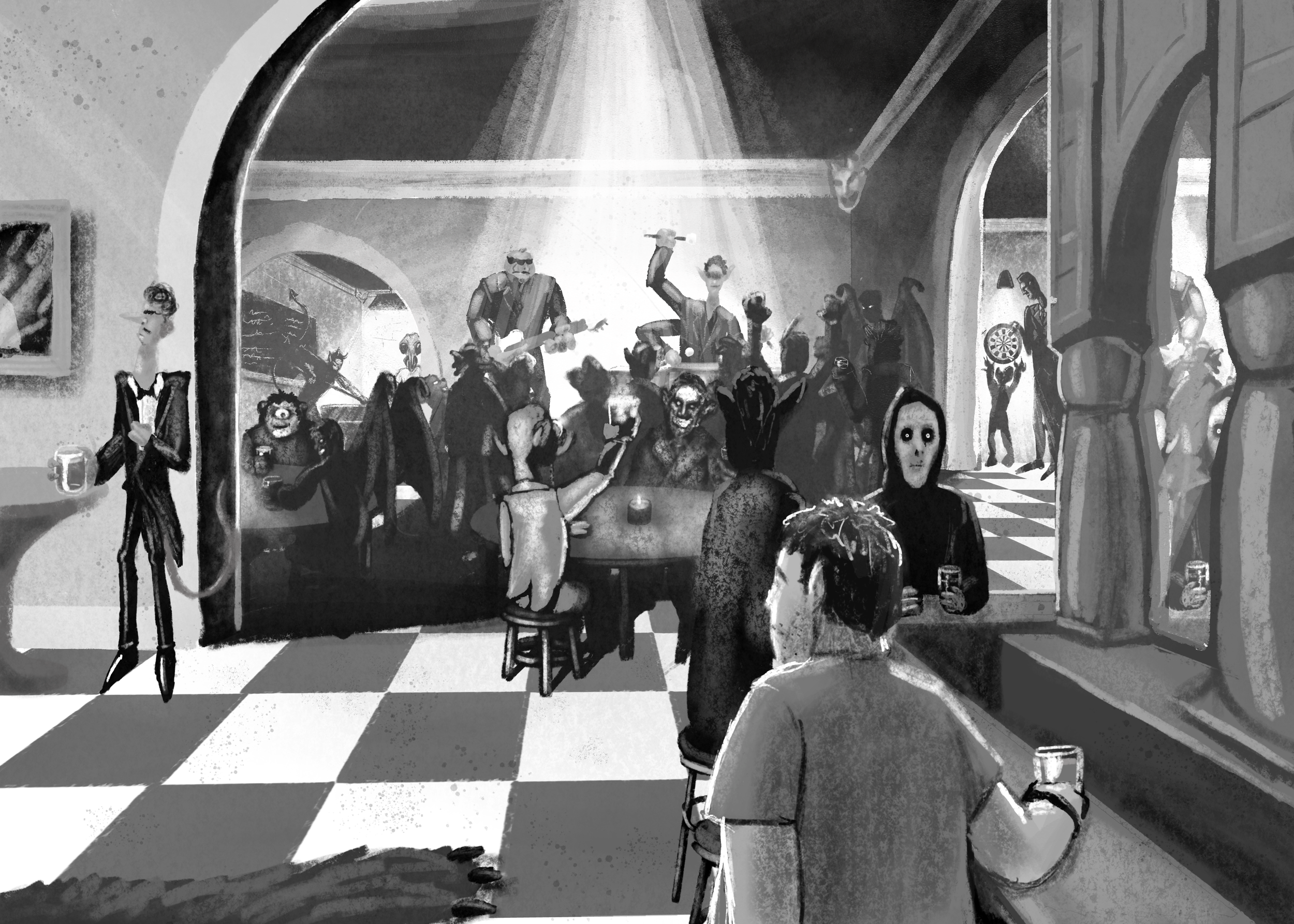 Hullabaloo & Some Holidays Too - Digital Illustration