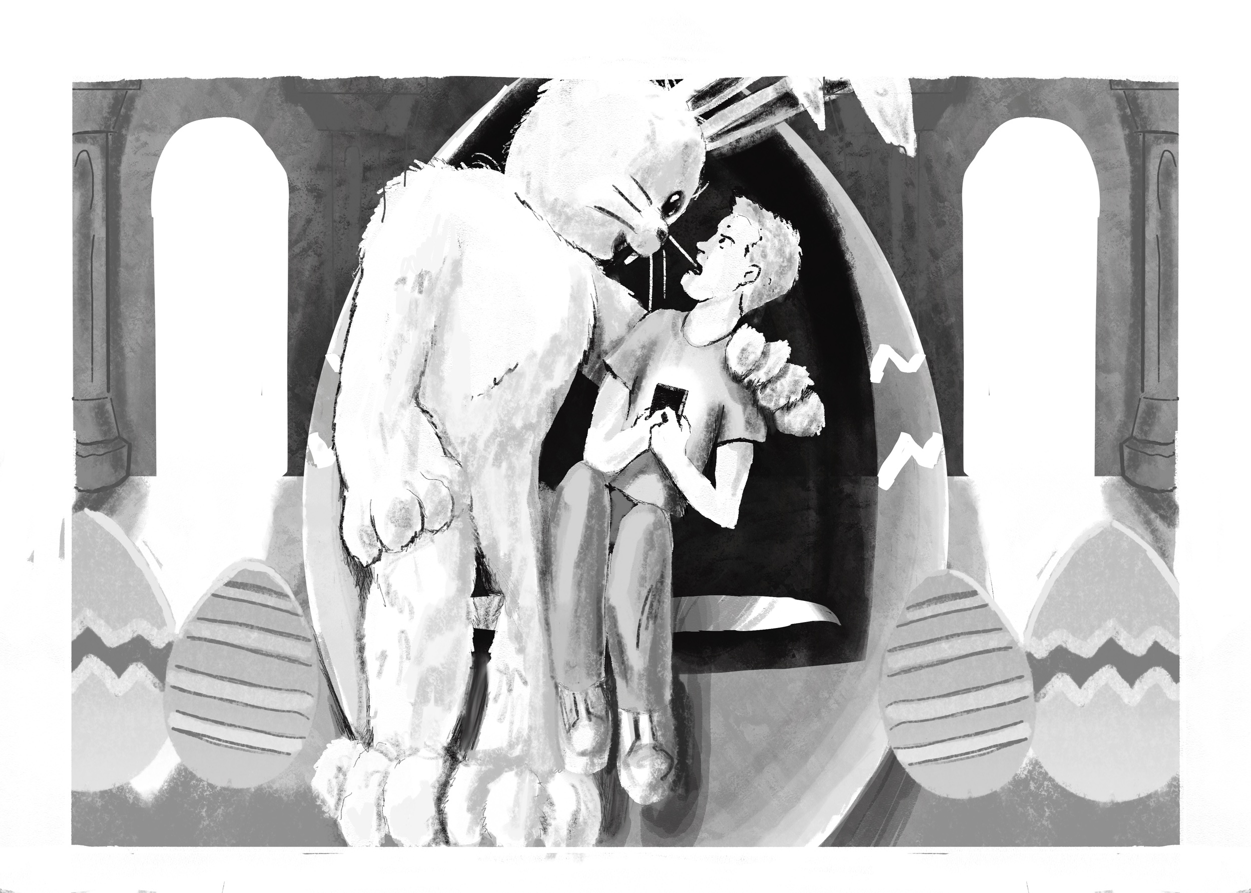 Hullabaloo & Some Holidays Too - Digital Illustration