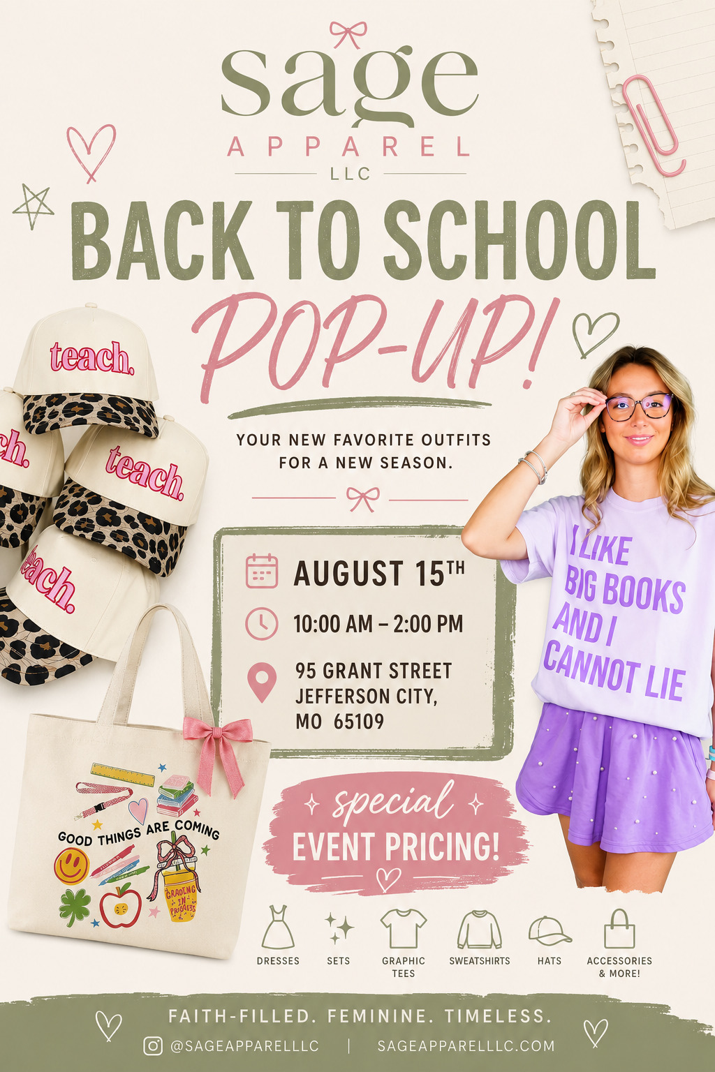 Join Us for the Sage Apparel Pop-Up