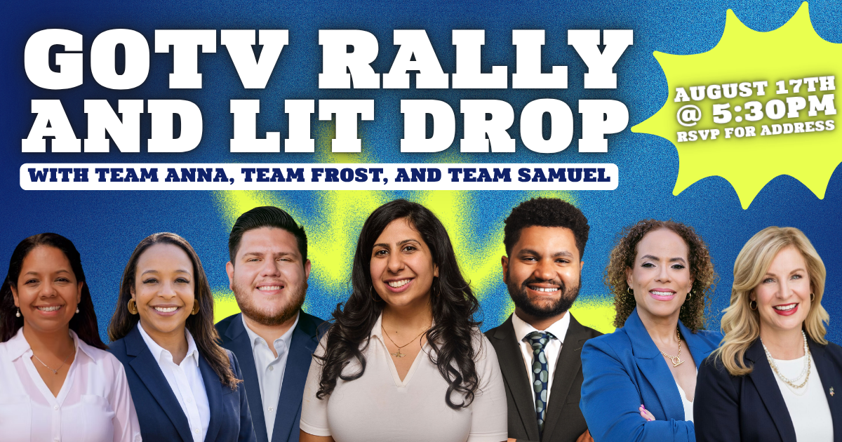 GOTV Lit Drop and Rally