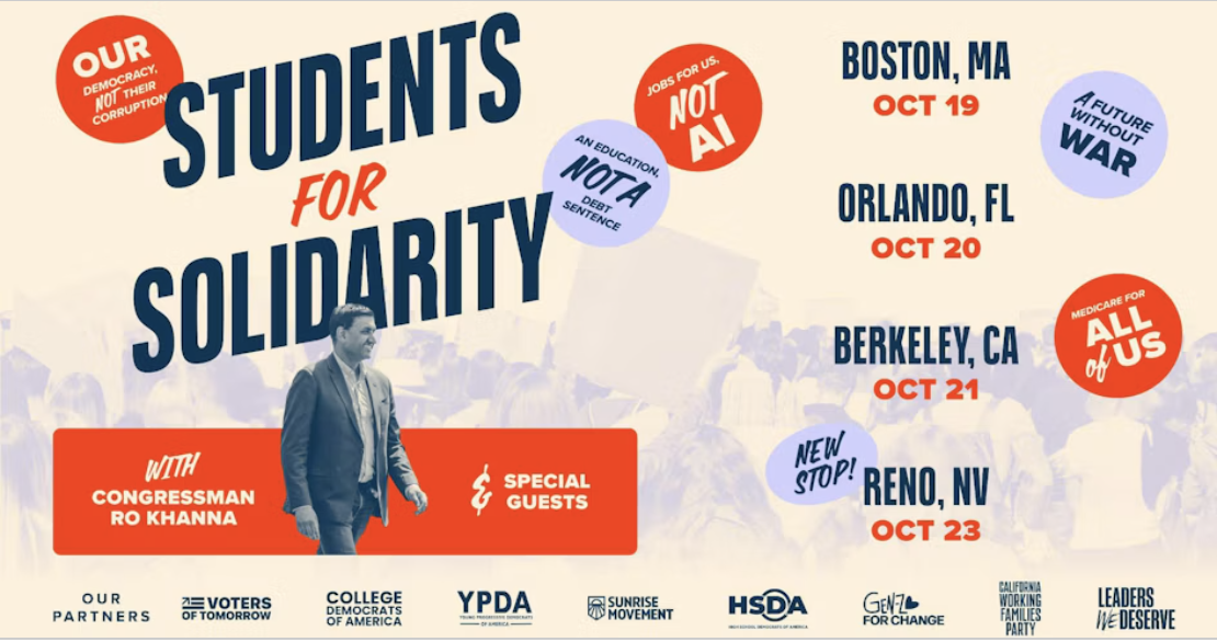 Orlando Students for Solidarity with Rep. Ro Khanna, Rep. Maxwell Frost, & Angie Nixon!
