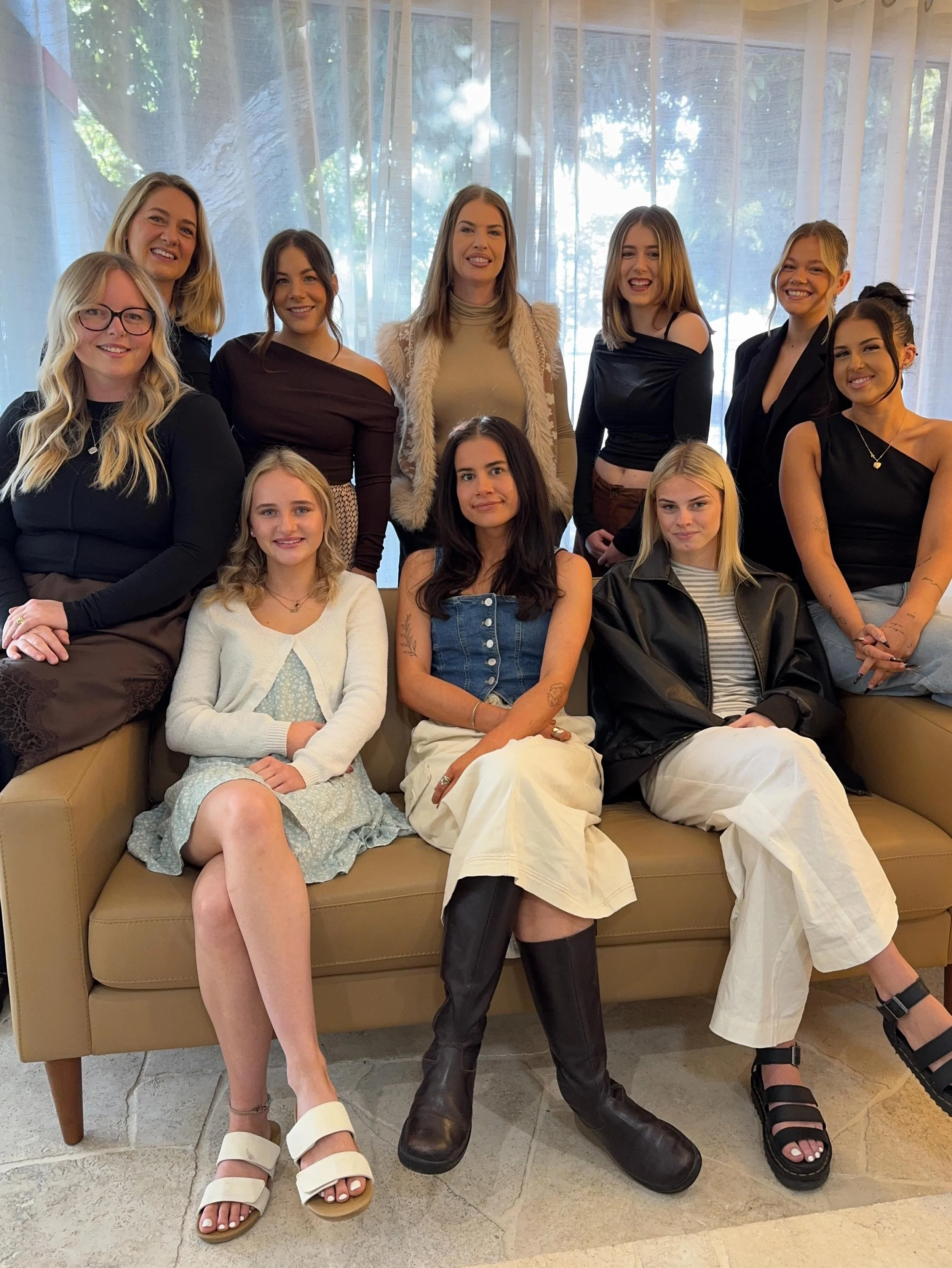 How lucky are we to have such an awesome team 🌻

What a dynamic bunch 🫶🏻 all here for the love of hair, creativity, community, and getting to work amongst beautiful empowered women every day ✨

And my gosh&hellip; getting all 10 of us in the same 