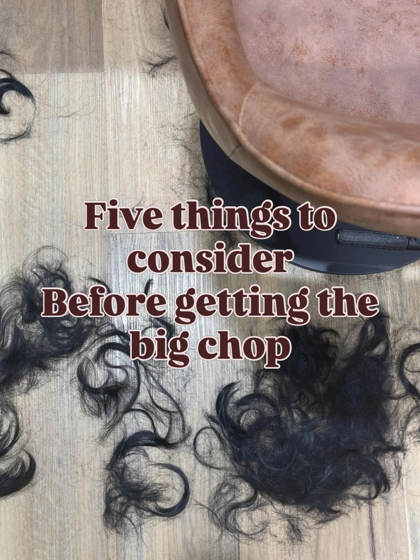 Thinking about the big chop? ✂️ Read this first&hellip;

1. What&rsquo;s your ideal maintenance?
 The shorter the style, the quicker you&rsquo;ll notice the grow-out. Most shorter cuts need around 6-weekly appointments to keep their shape.

2. What&r