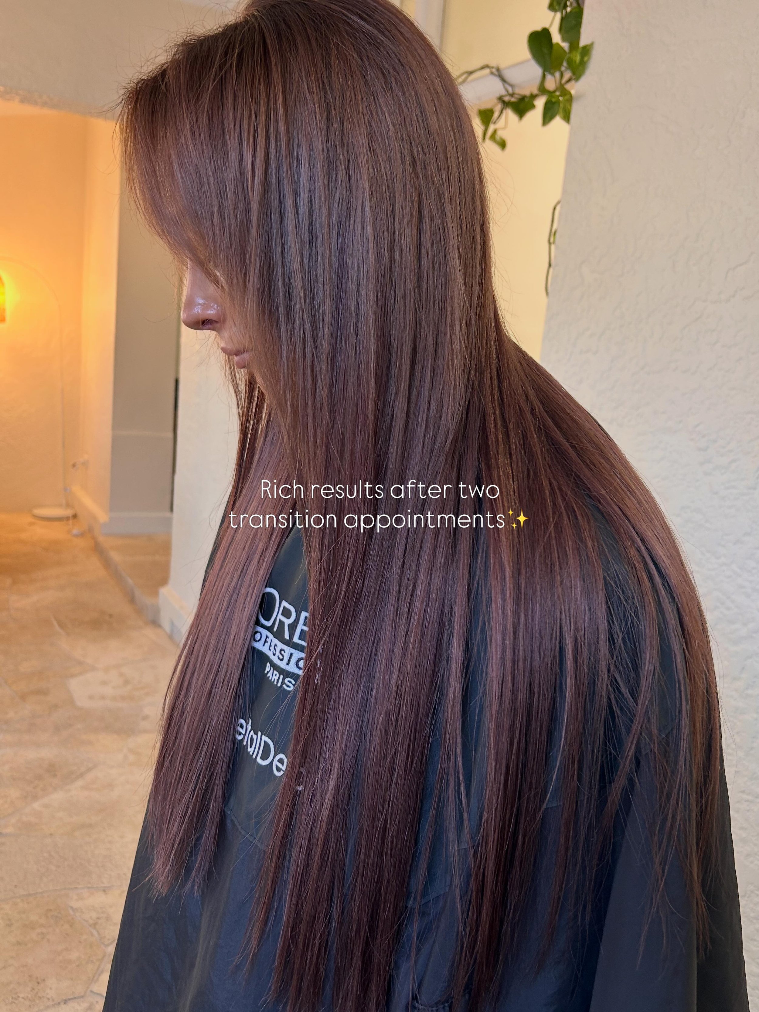 Not every colour transformation happens in one appointment 🤎

When our guest decided she wanted to move away from blonde, we took a gradual approach to create the most seamless, long-lasting result possible.

✨ Appointment 1: Added soft dimension an