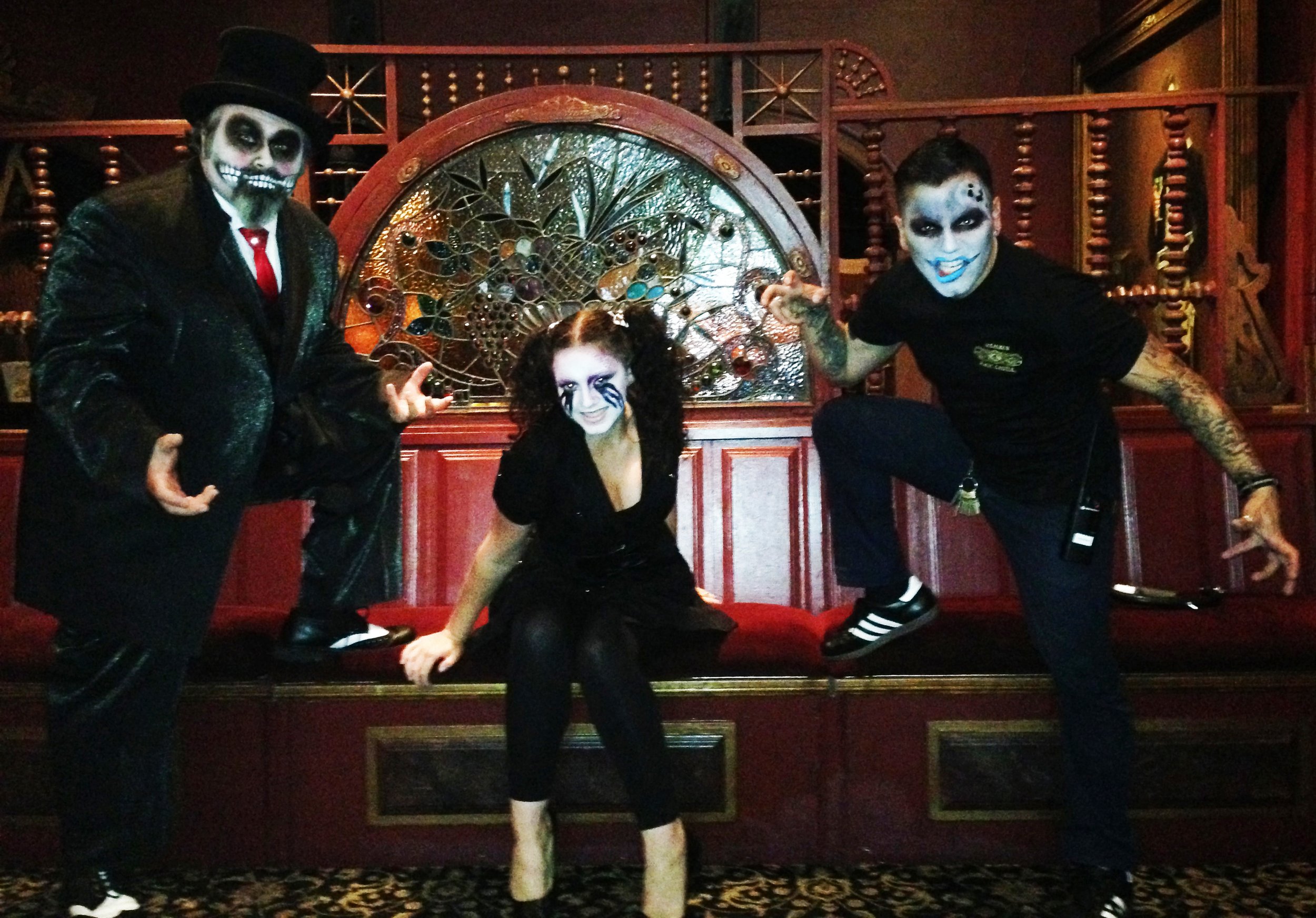 Funny Eddie, Jenny O & Ben (Frightmare Video 2013).jpg