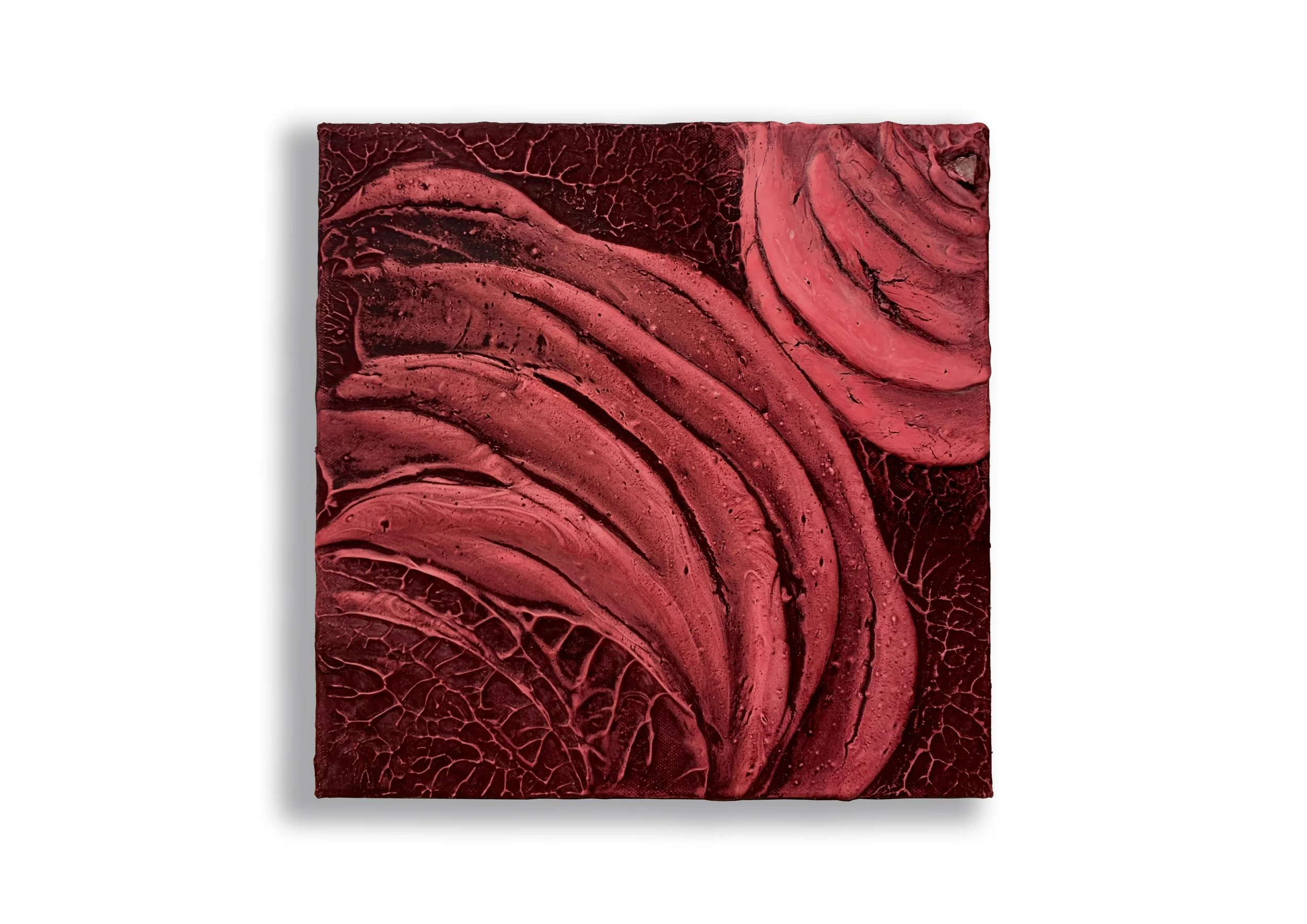 Kunstwerk mit Erde, Wasser und Rosen vom Rosendorf im Schwarzwald von Paulina Vogt