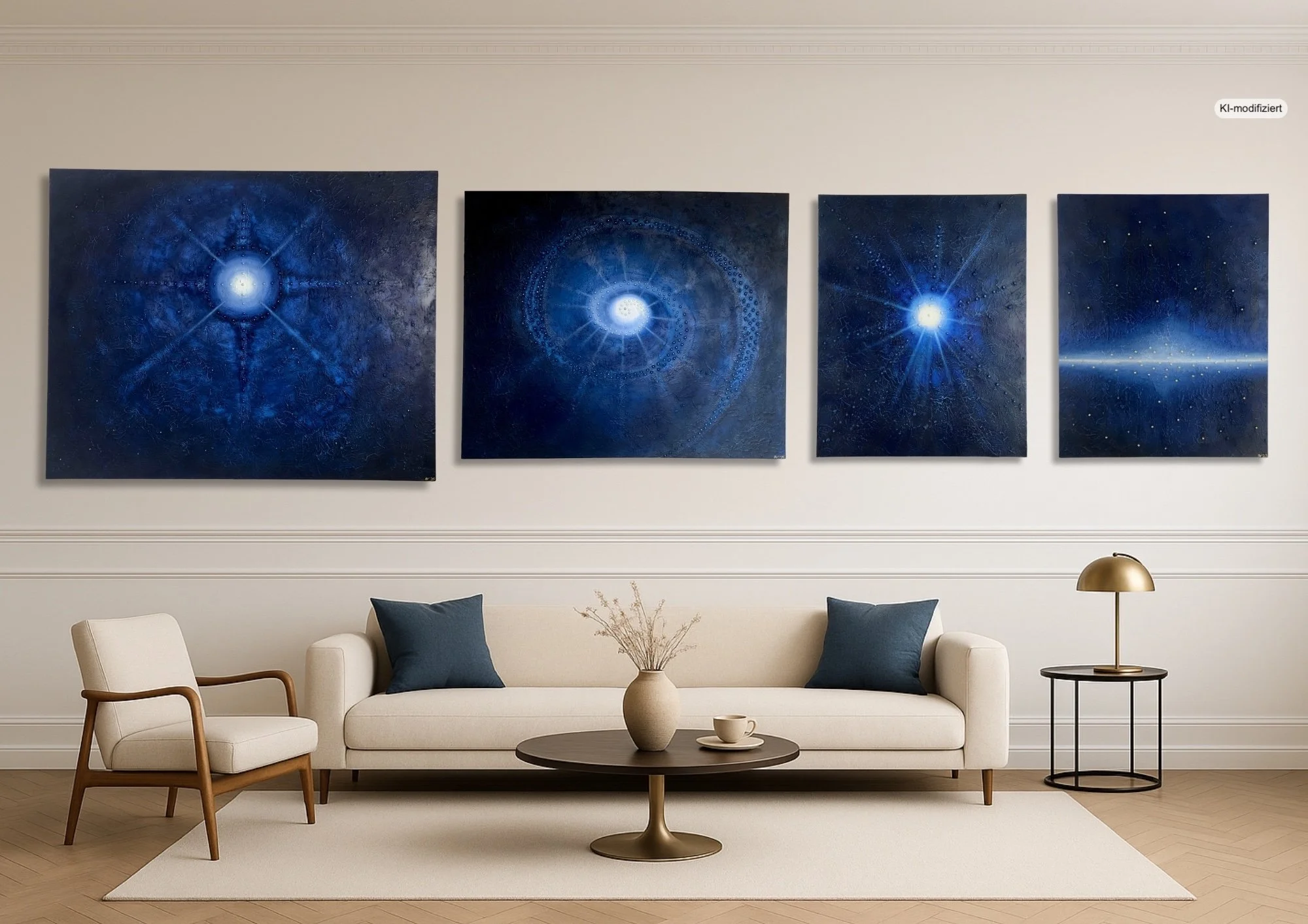 Kunstwerke der Serie "Im Licht des Nordsterns"