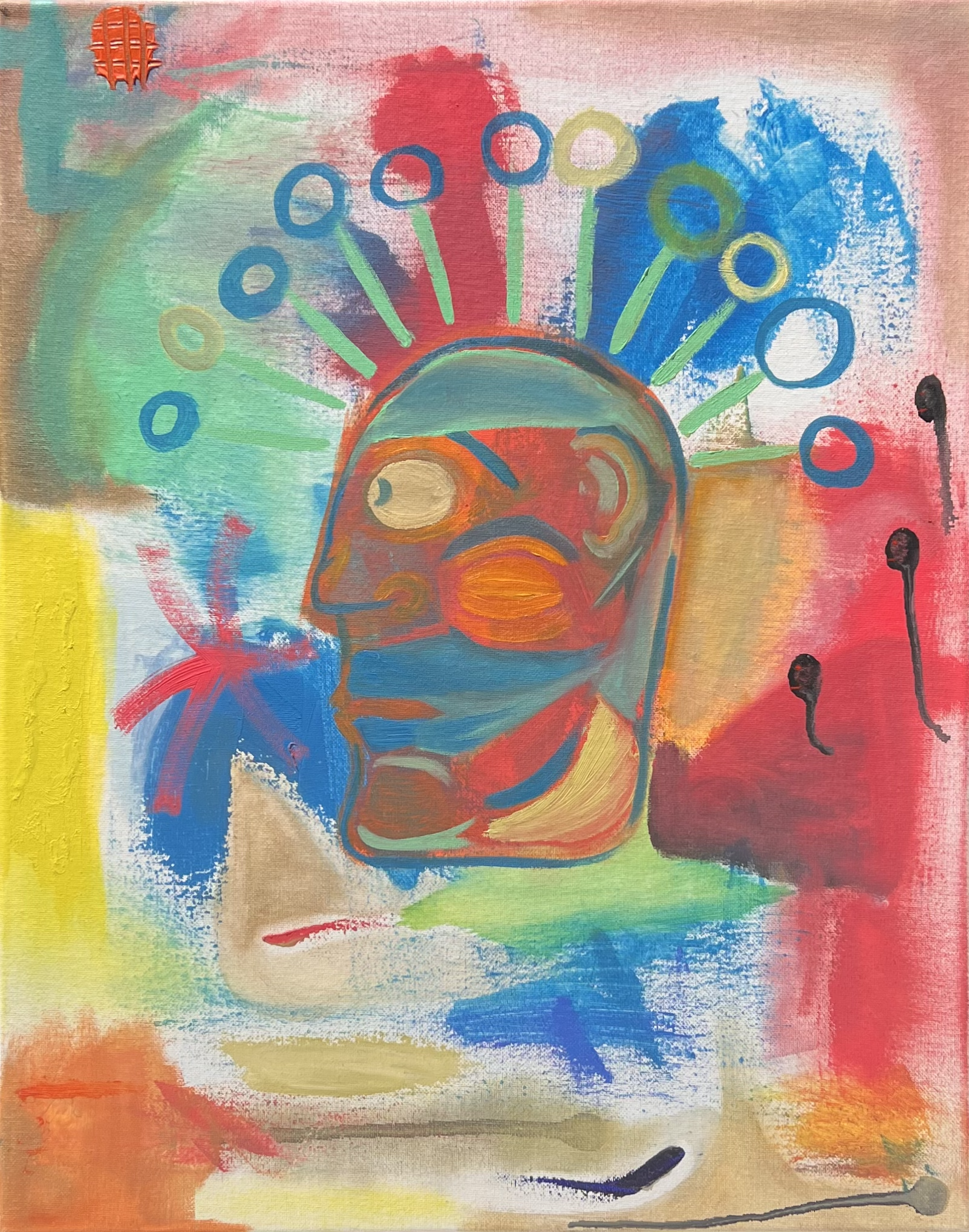 "RÉCEPTION" ♾️ 16X20 INCHES ♾️ OIL ON CANVAS