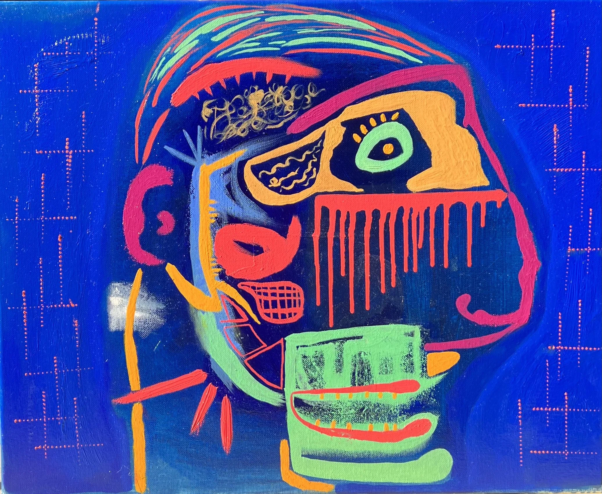 "RÉFLEXION" ♾️ 20X16 INCHES ♾️ OIL ON CANVAS